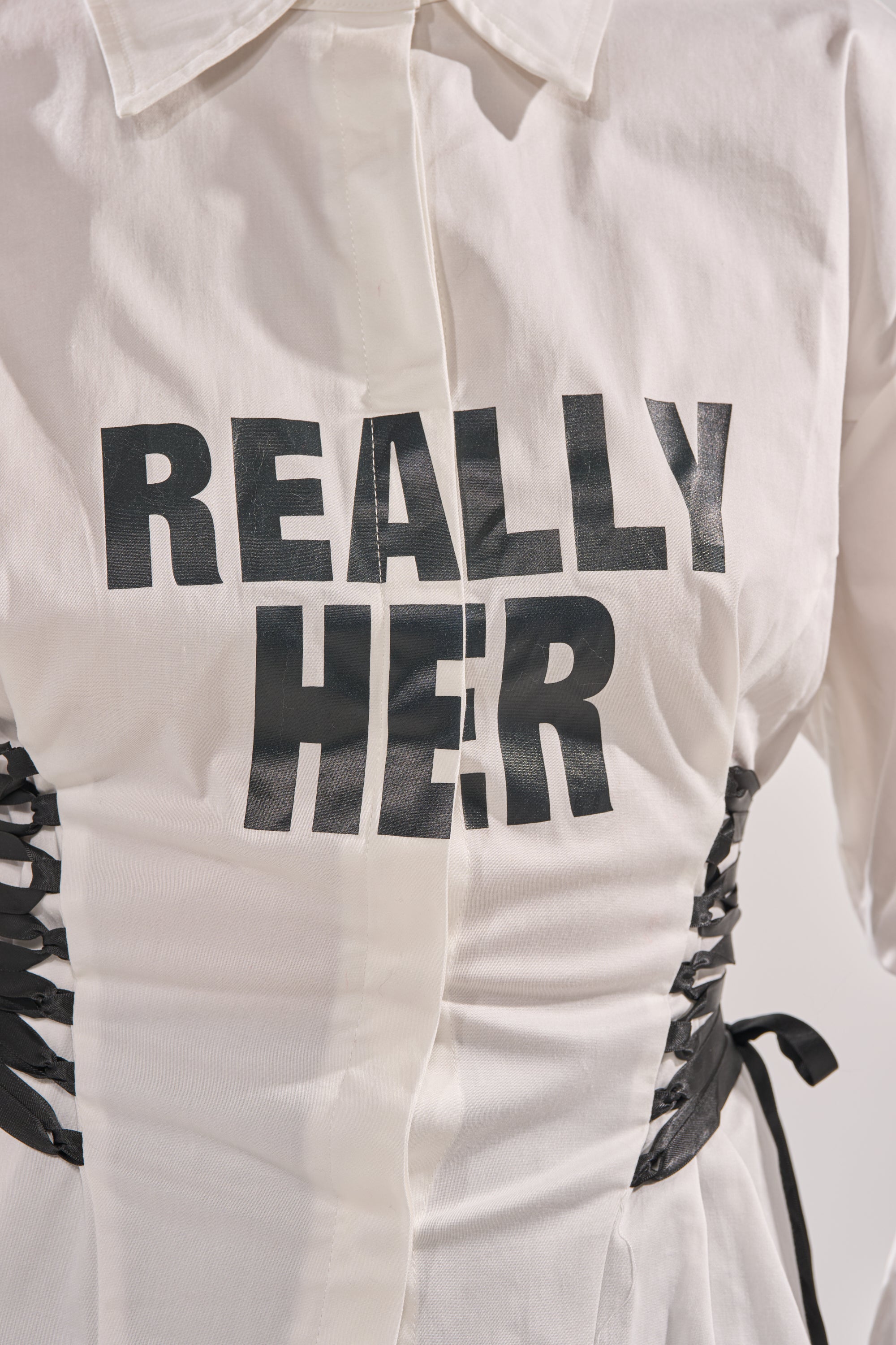 REALLY HER POPLIN BLOUSE