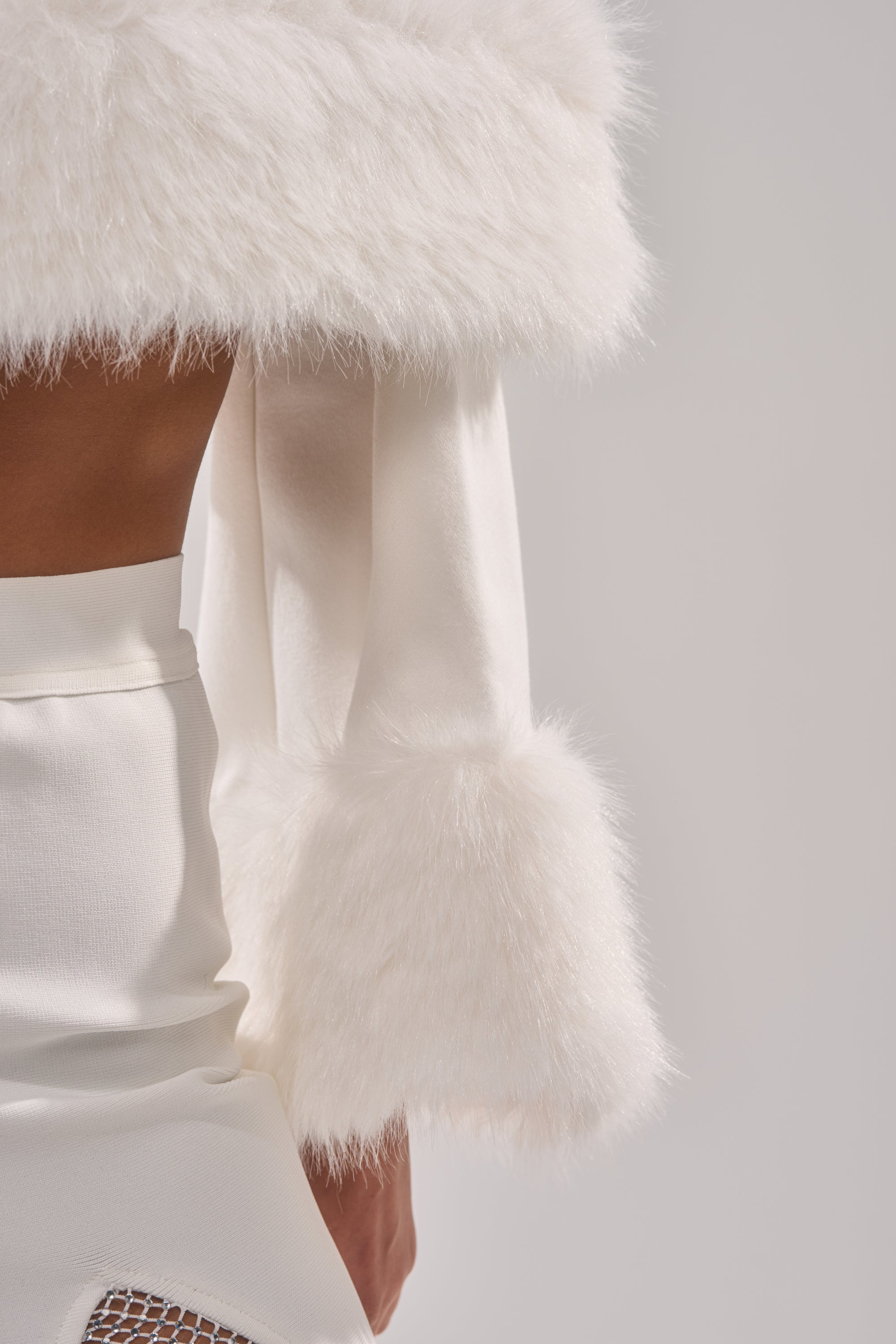 SNOW BUNNY FUR BLOUSE