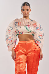 CANDY RAIN PLEATED BLOUSE