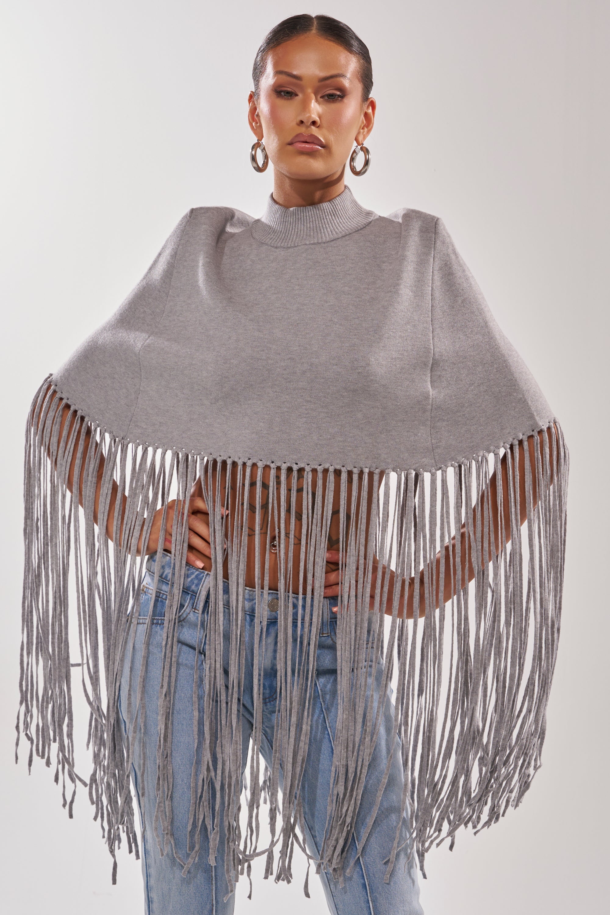 FRINGE FOR DAYS SWEATER