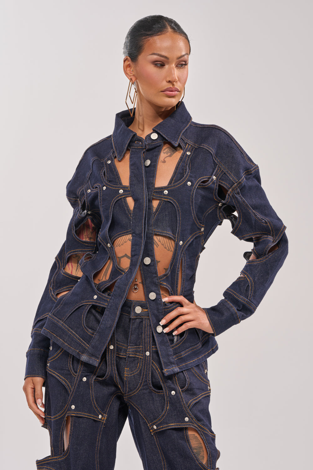CUT YOU OUT BUTTON DOWN
