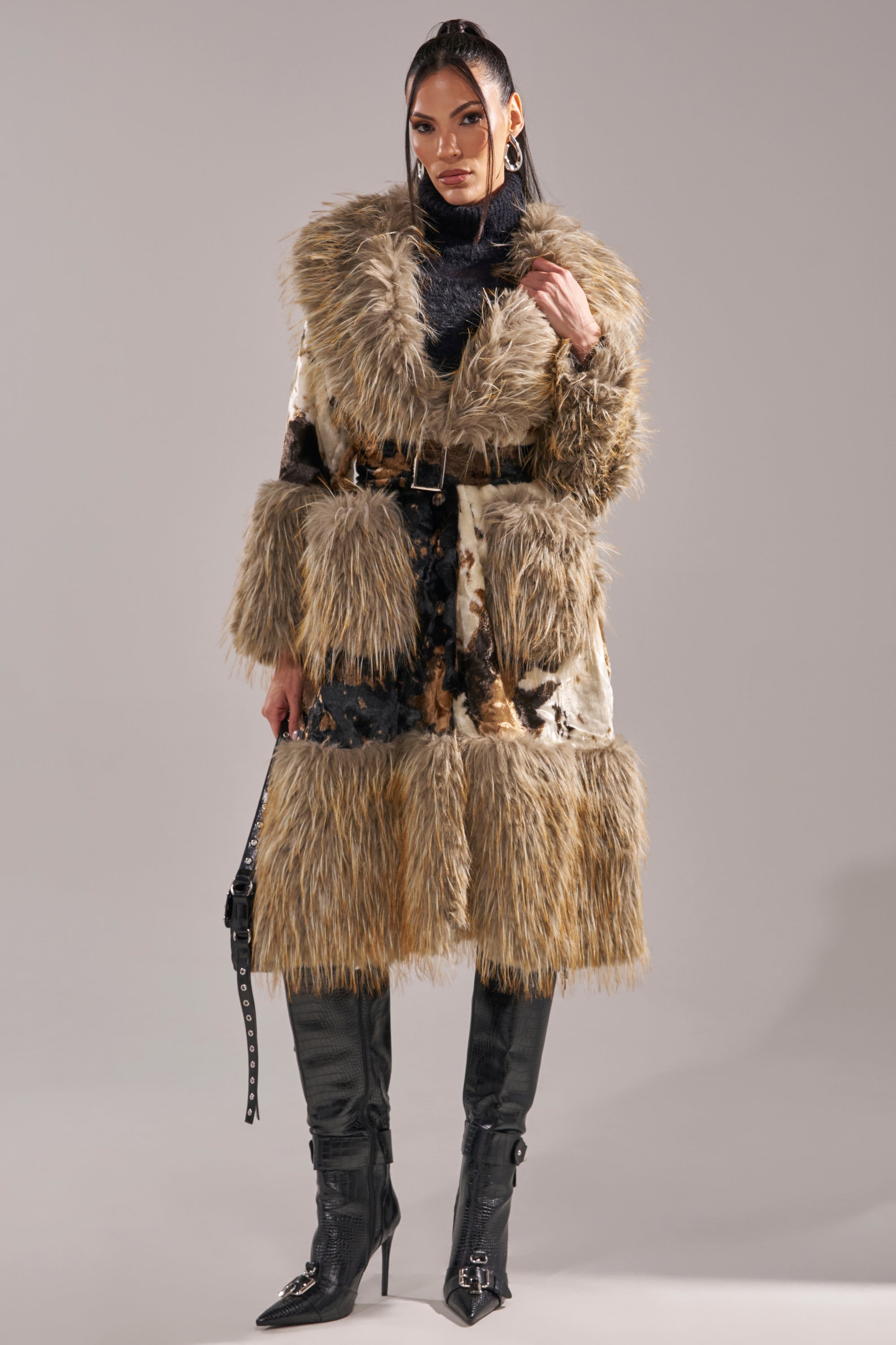 FREYA FUR TRIM TRENCH