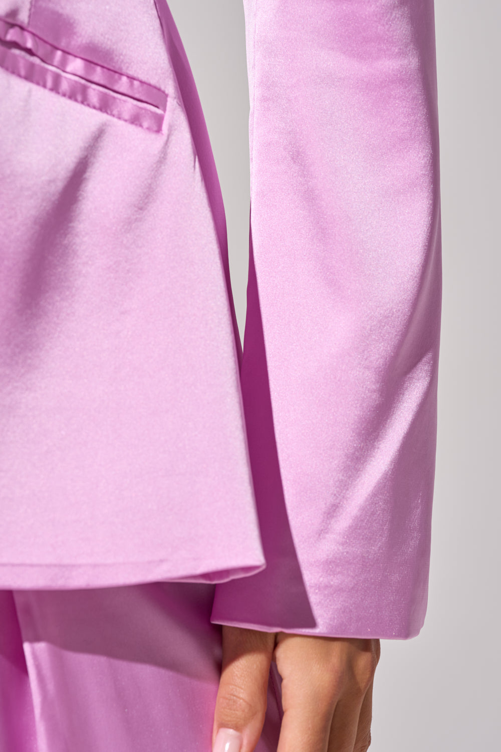 IN FULL BLOOM LIGHT PURPLE BLAZER