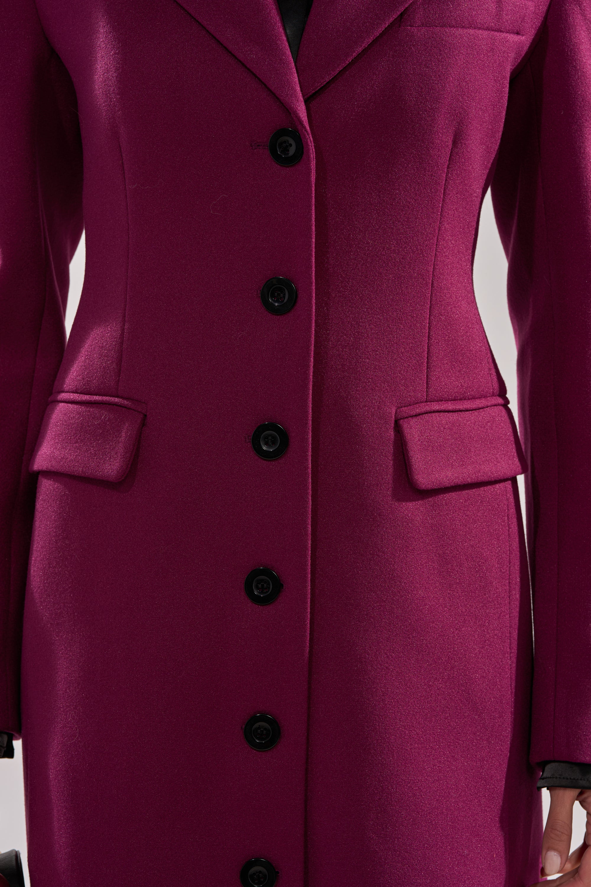SCARLETT LUXE TRENCH IN PURPLE