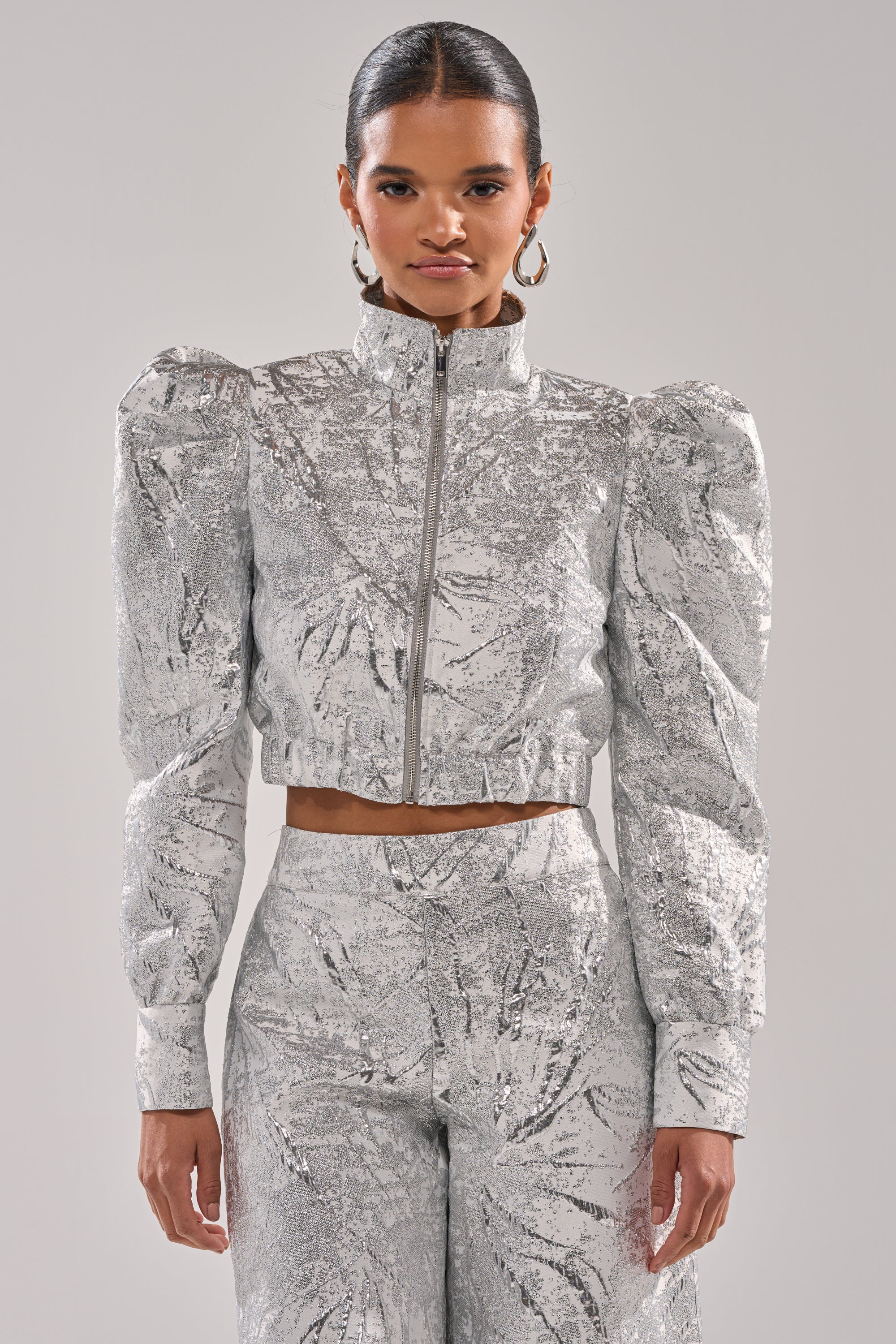 JUST LIKE THAT BROCADE BOMBER