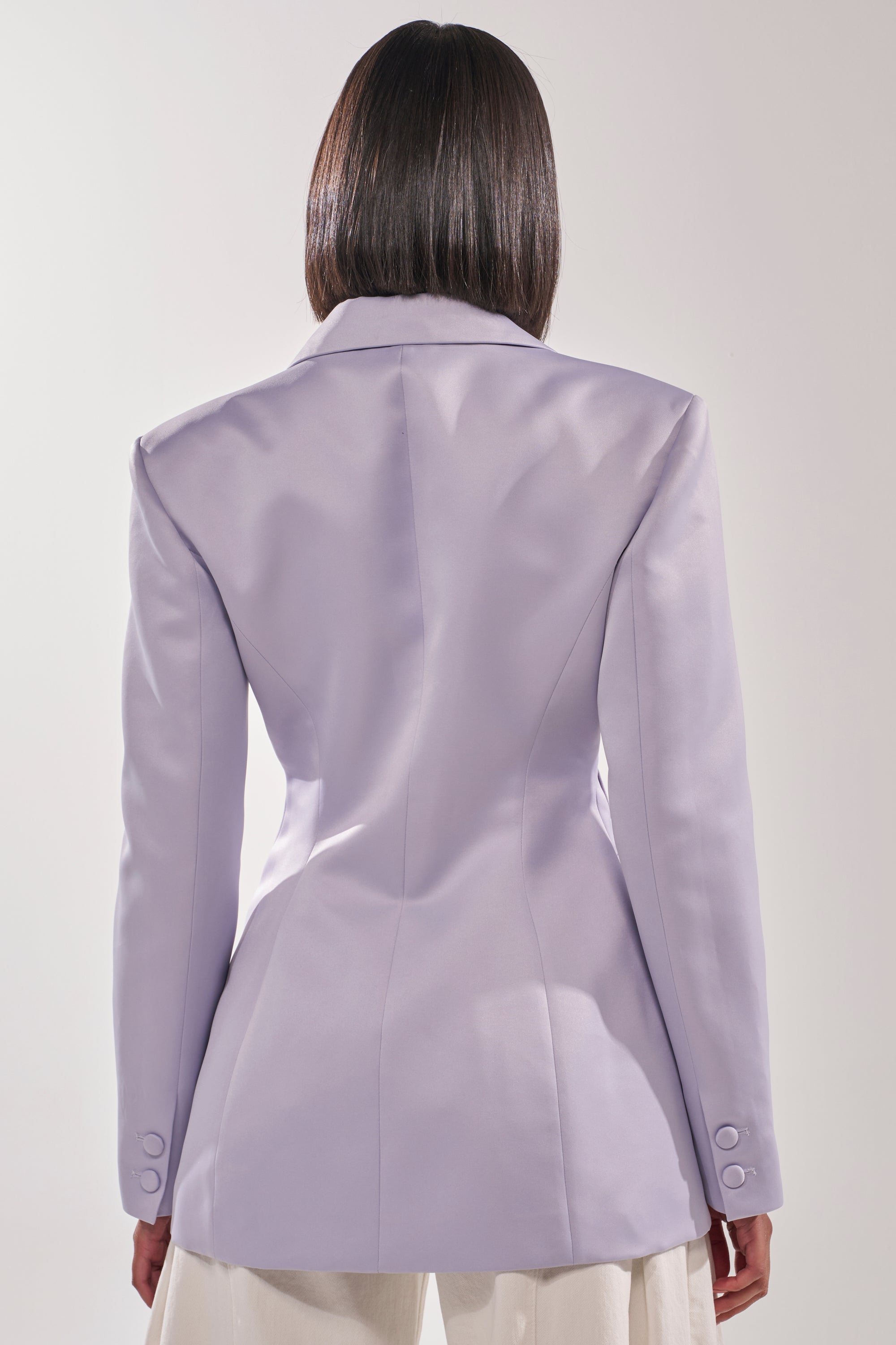 PERFECT FIT BLAZER IN LILAC