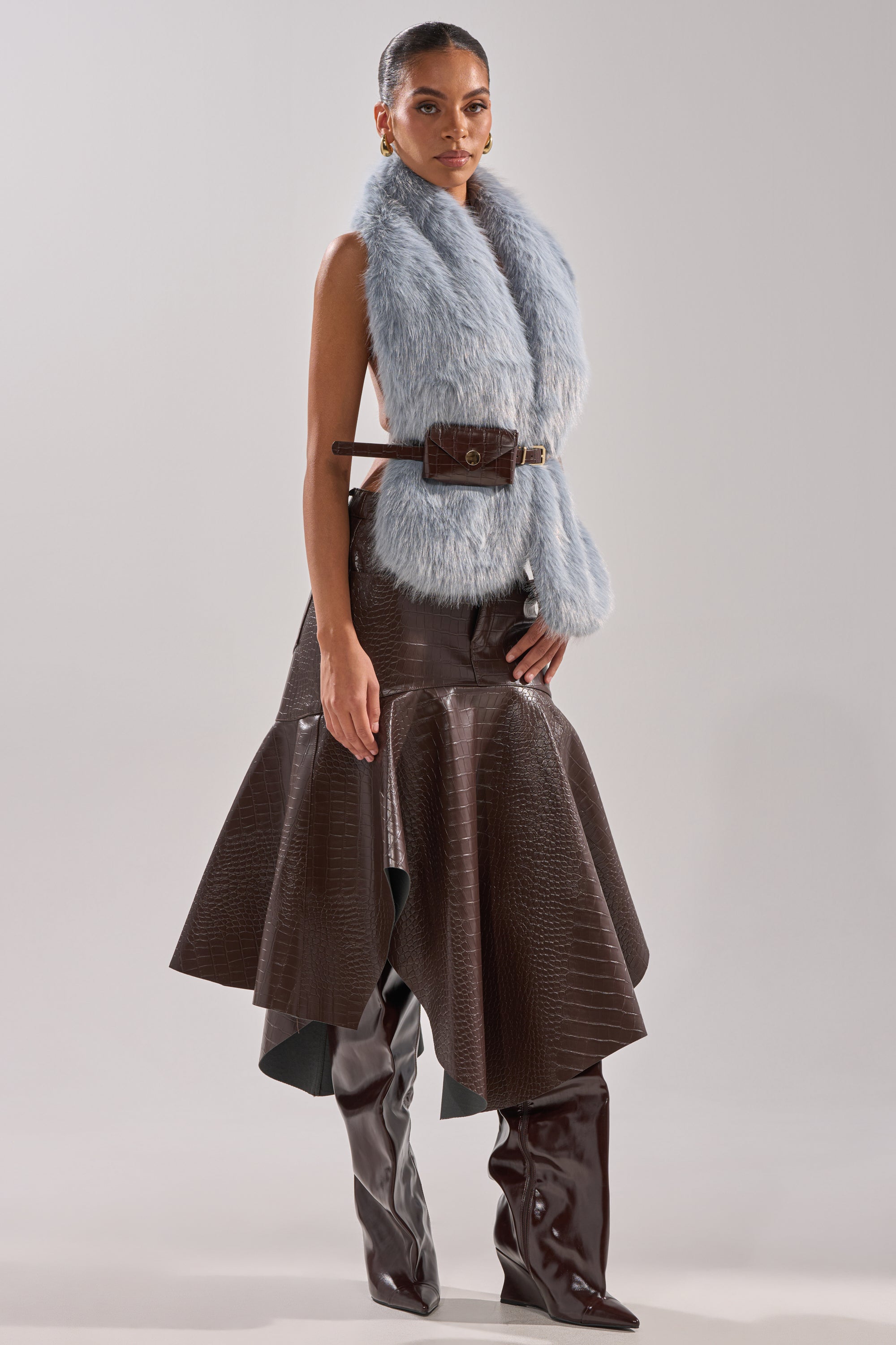 ITS GIVING FUR BLOUSE