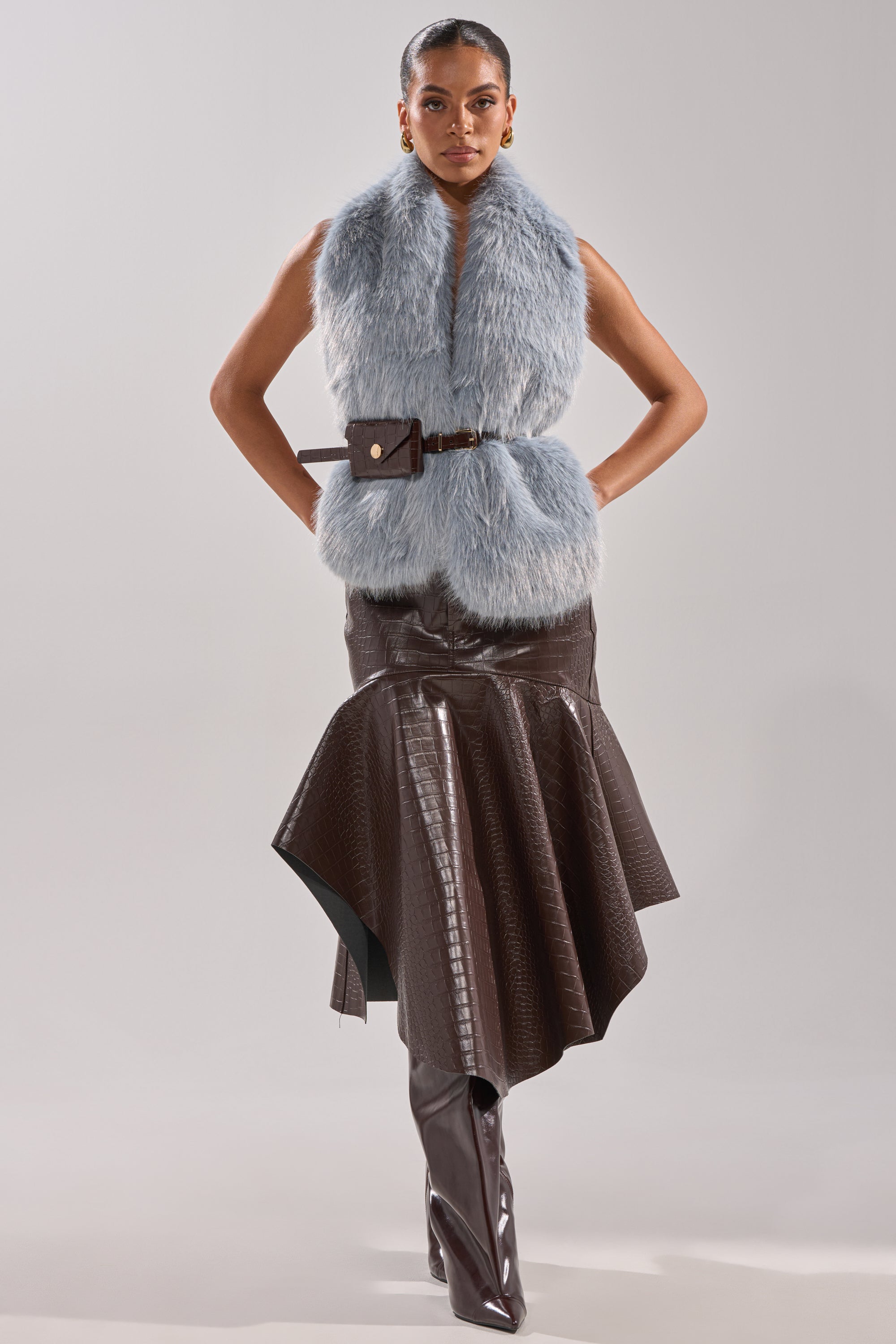 ITS GIVING FUR BLOUSE