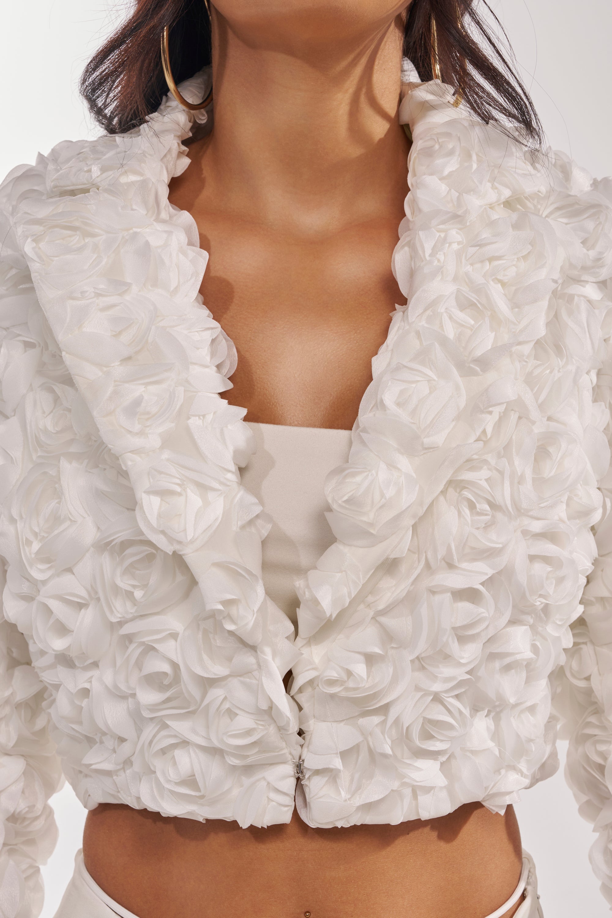 FAYE FLORAL APPLIQUE BLAZER