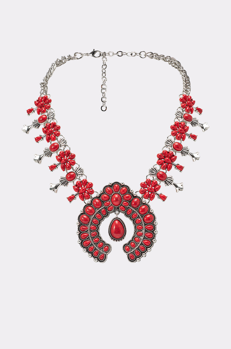 TAKE ME OUT STONE NECKLACE