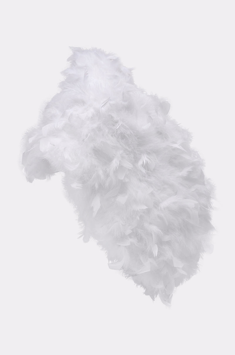 TRUDY FEATHER WRAP