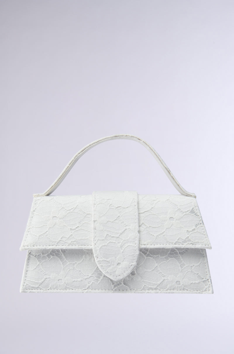 HONEYMOON LACE APPLIQUE BAG