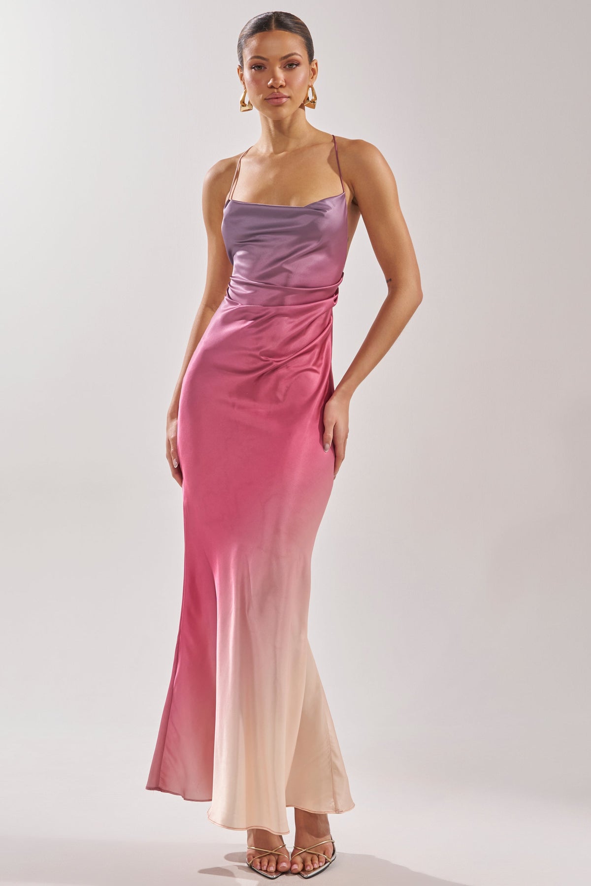 PRETTY WOMAN MAUVE MAXI DRESS