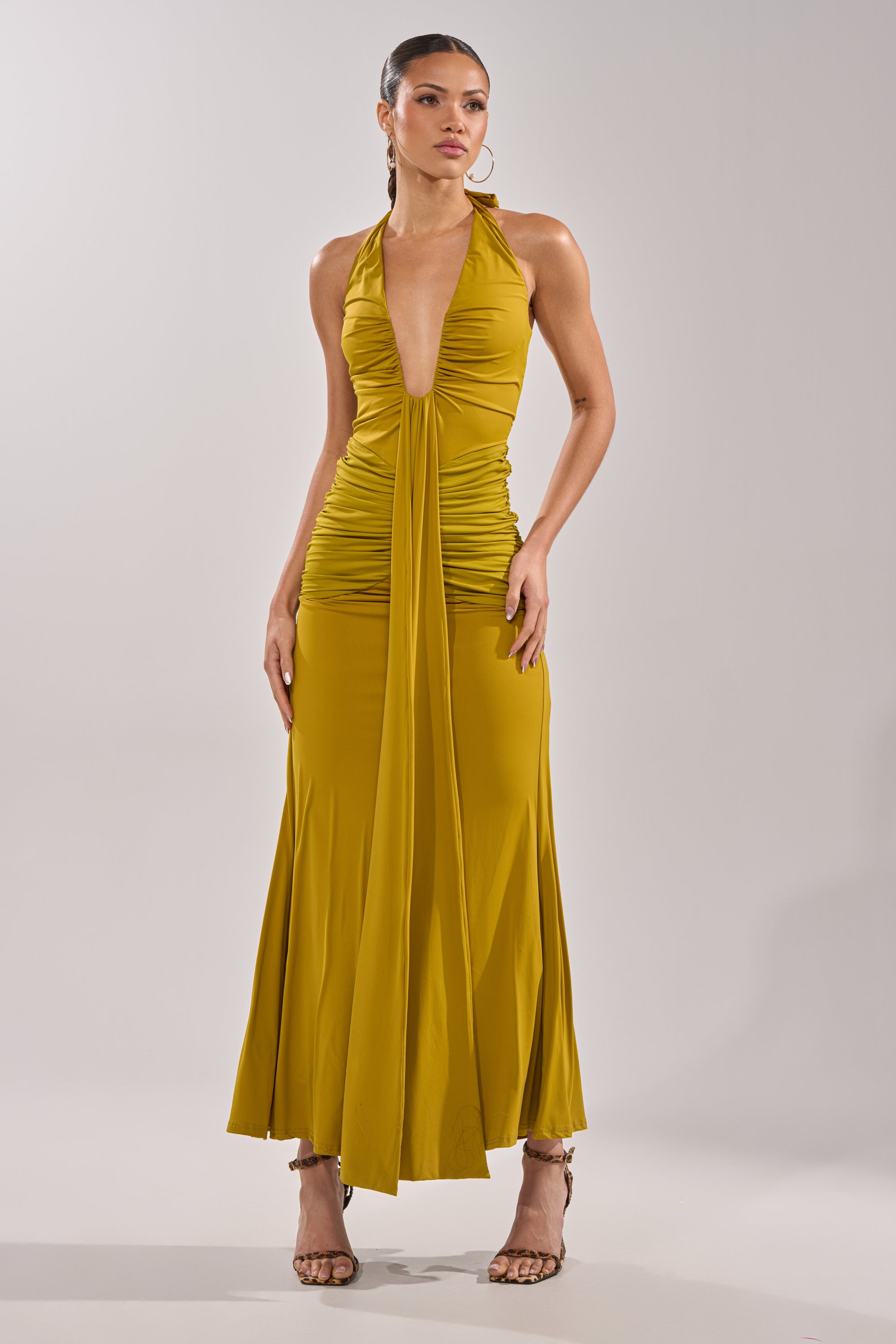 ISLAND LOVE MAXI DRESS IN GREEN