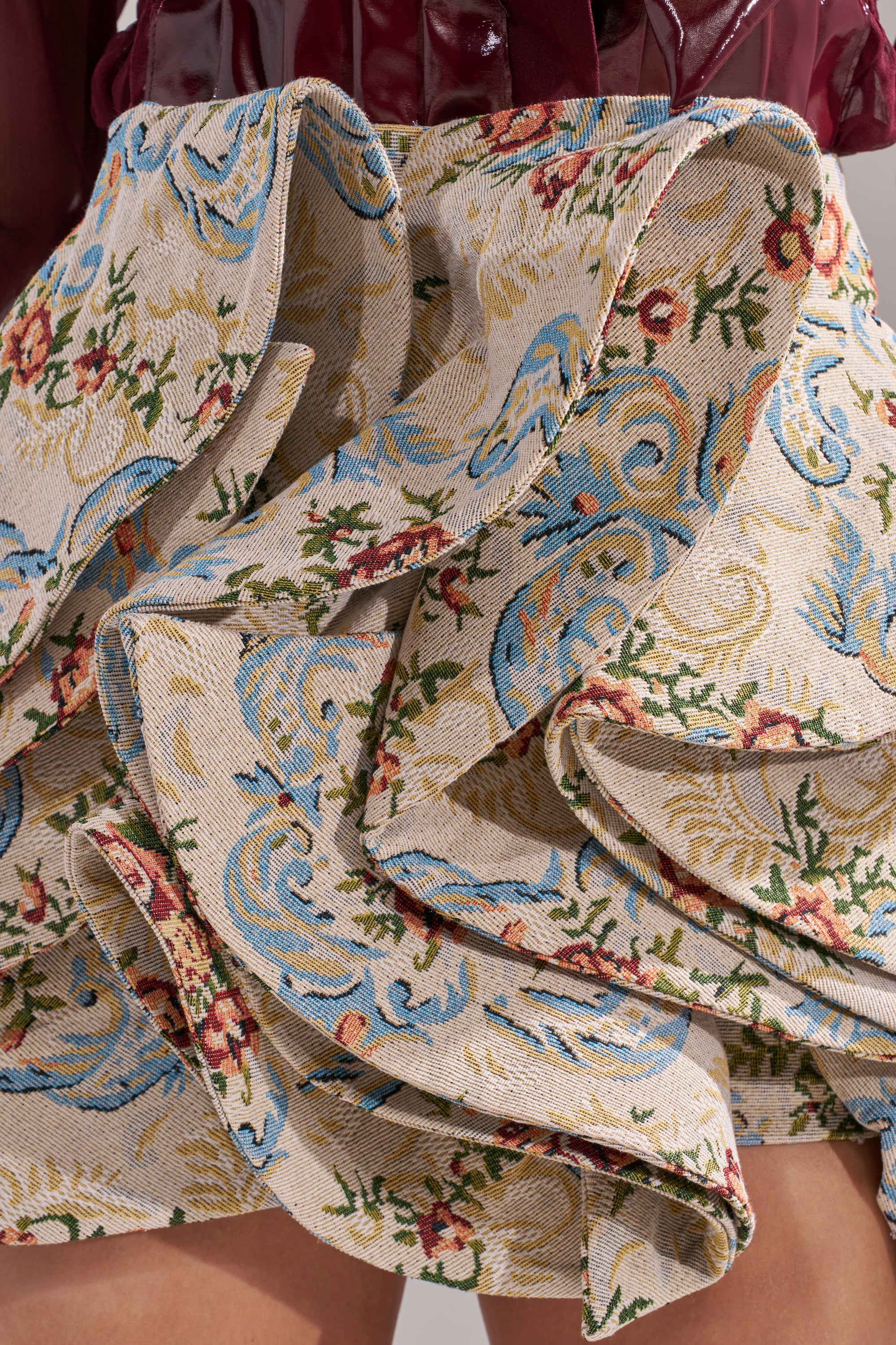 FLORAL BABY RUFFLE SKIRT