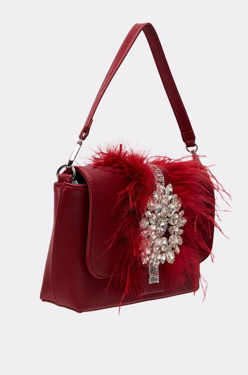 RED CARPET EMBELLISHED PURSE