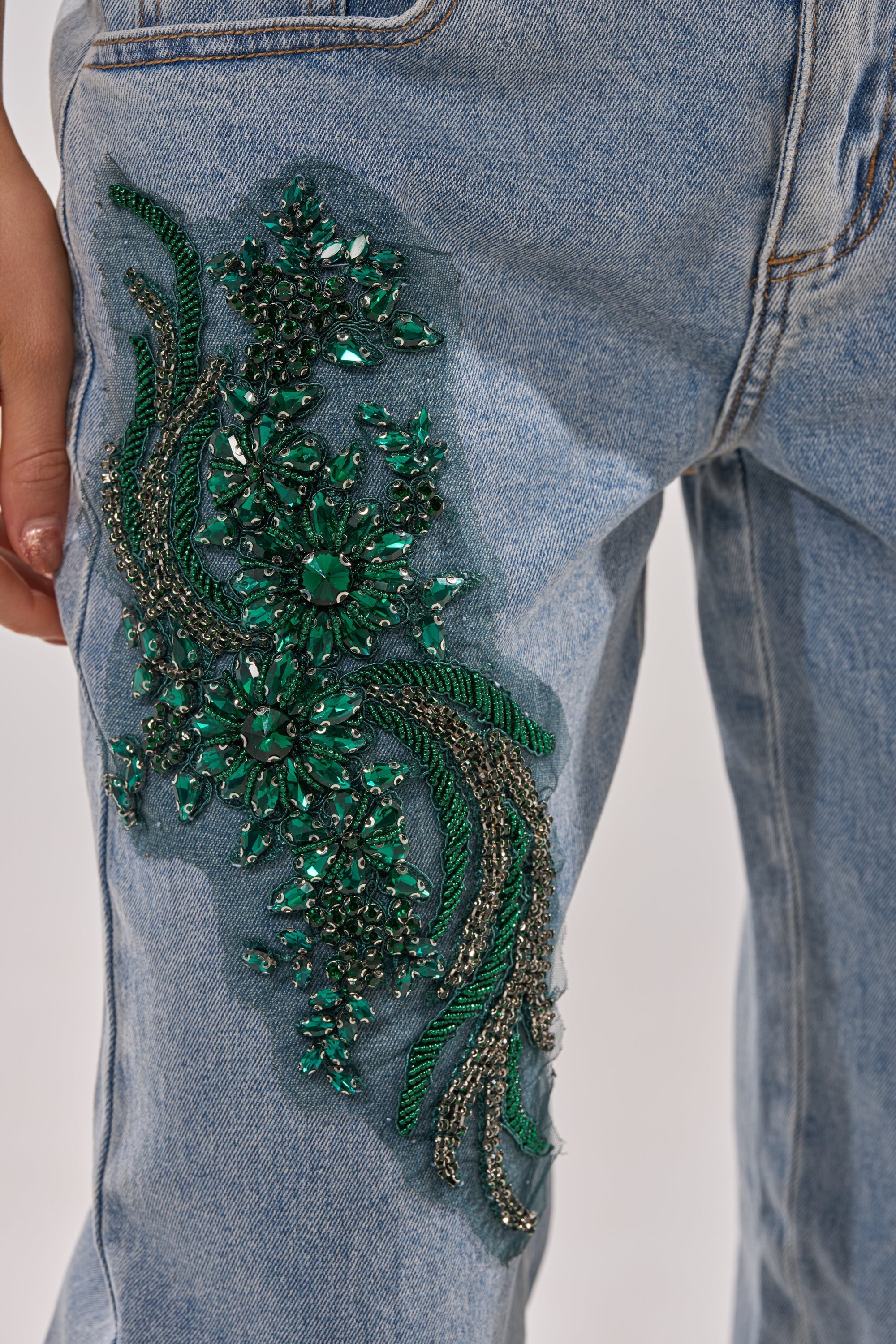 BILLIONAIRE BELLE RHINESTONE JEANS