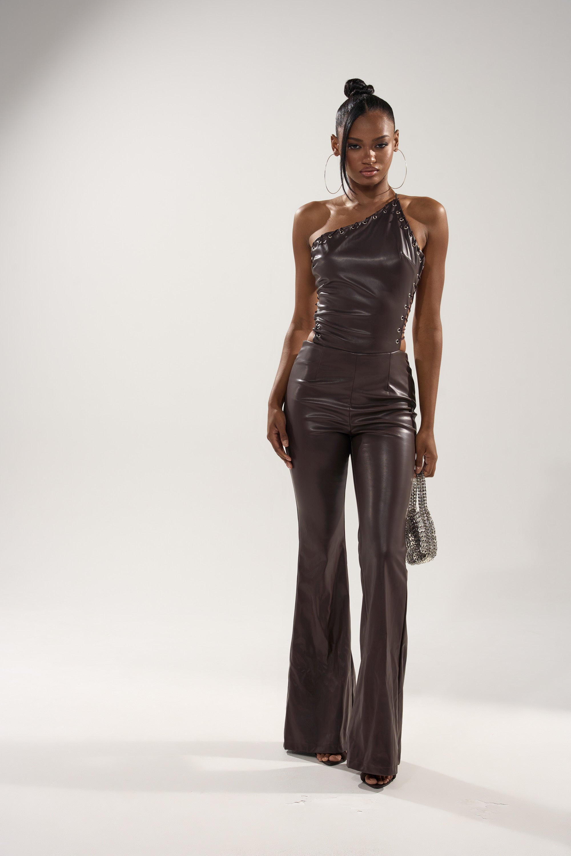 LEMME SHOW YOU WHAT I GOT PU JUMPSUIT