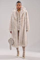 HEAVY ON THE APRES FAUX FUR COAT