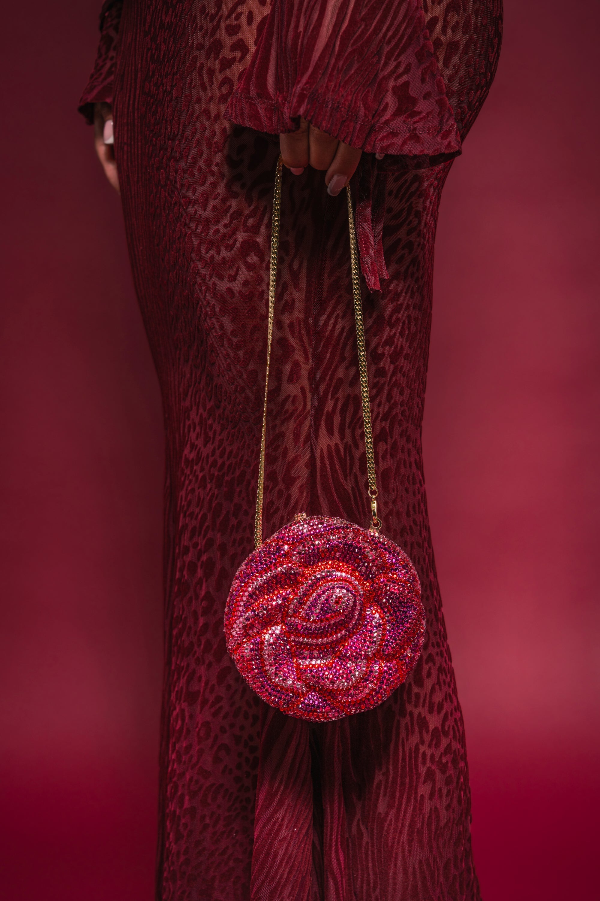 NOT THAT KIND OF ROSE PURSE
