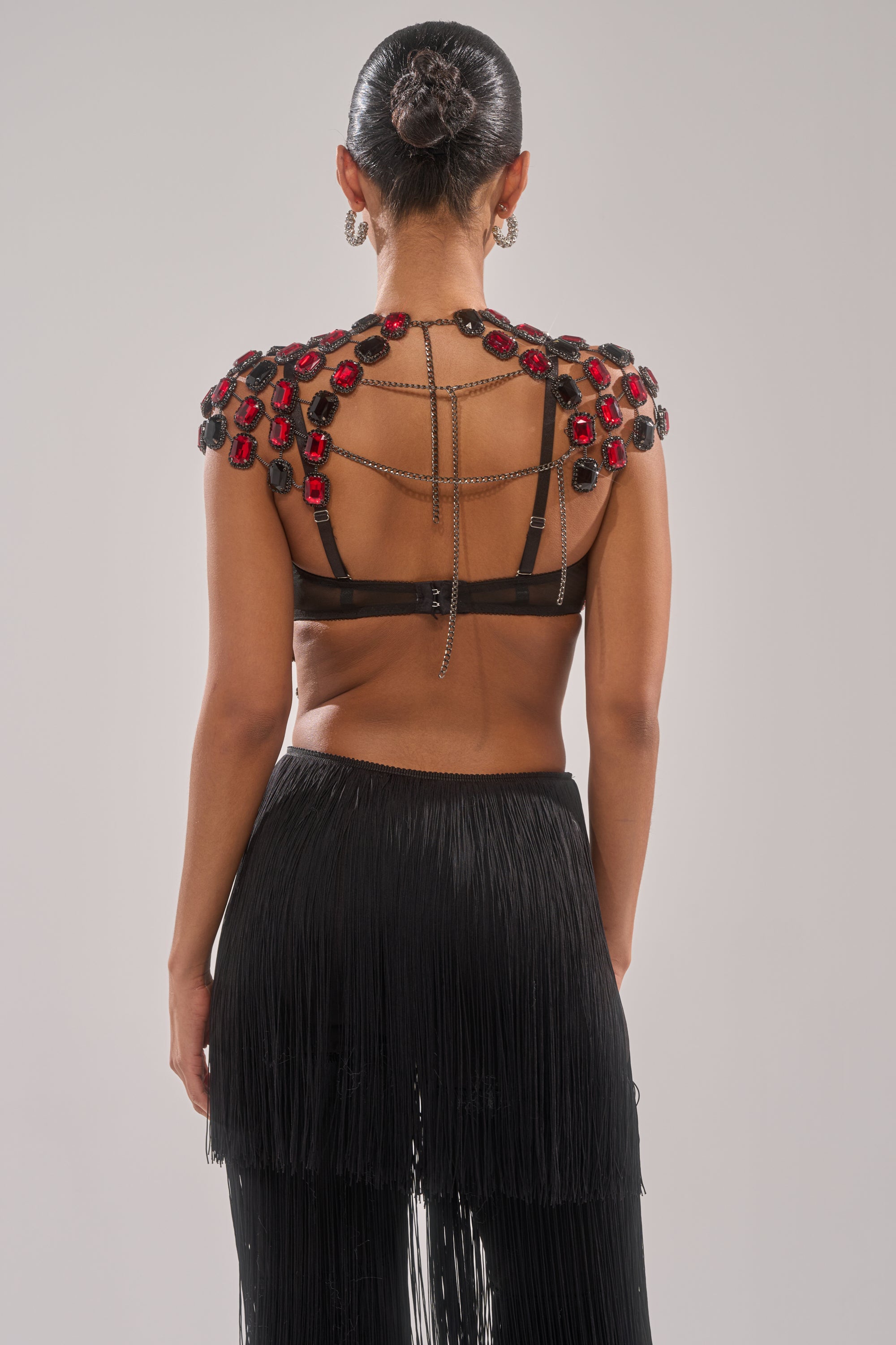 RUBY RHINESTONE BLOUSE