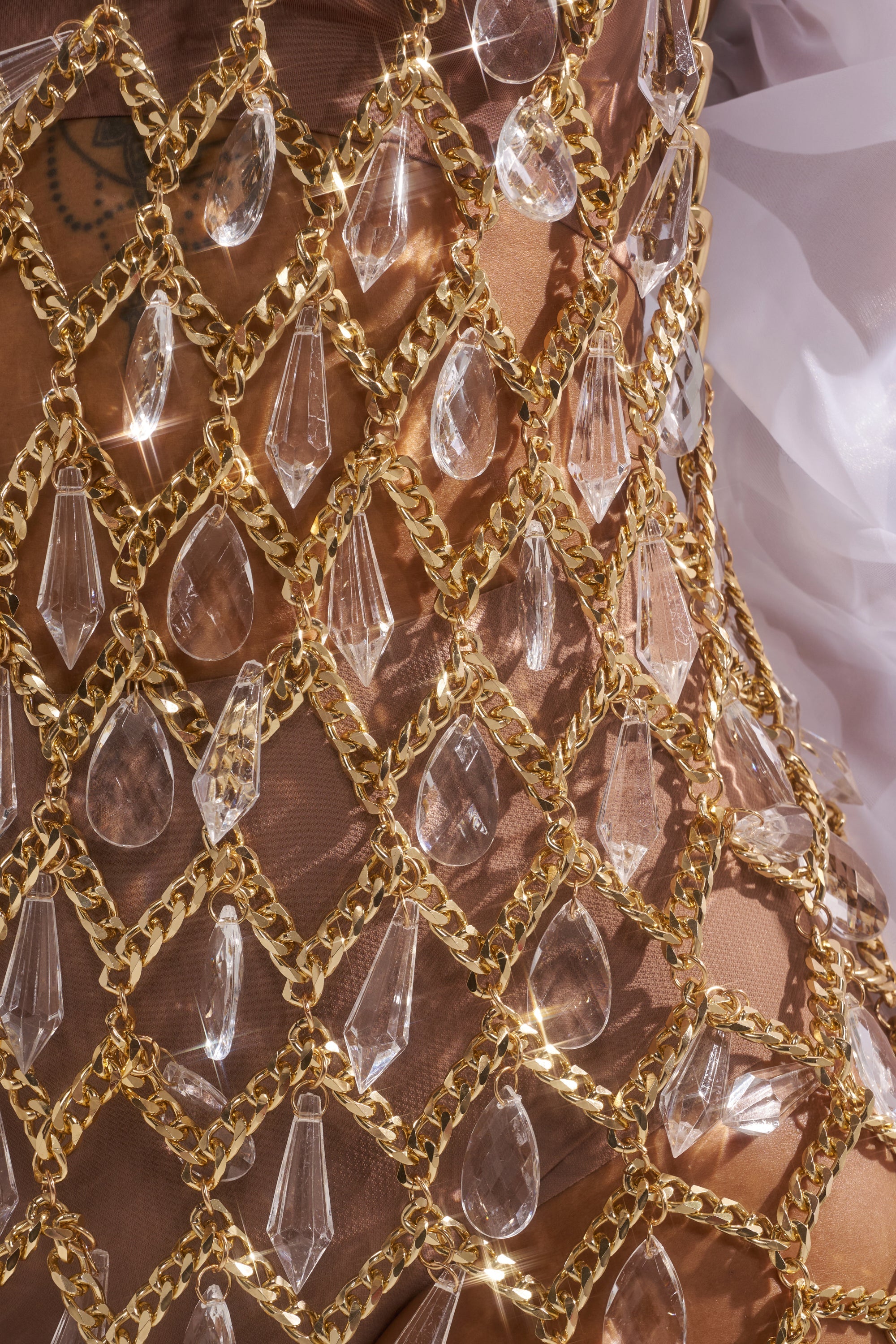 OH HOT DAMN RHINESTONE MINI DRESS