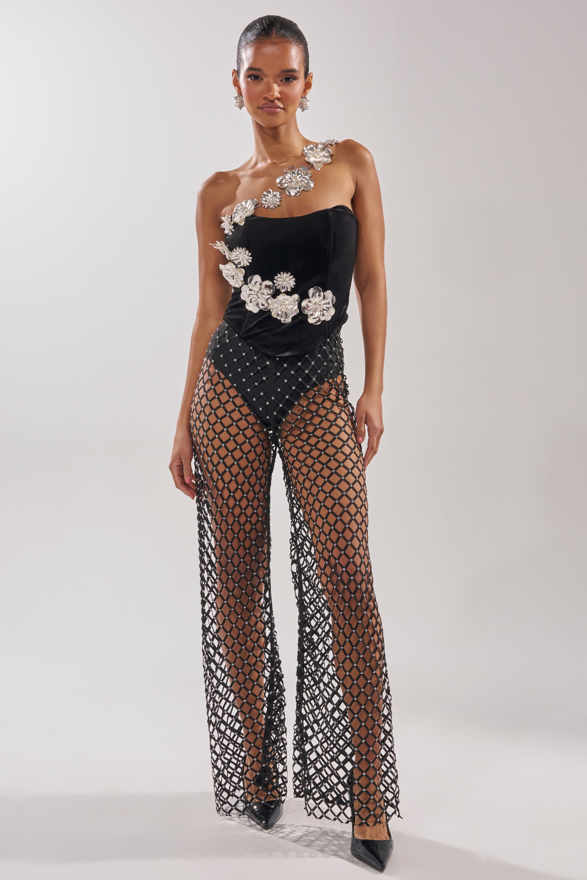 CELINE STUD MESH PANT