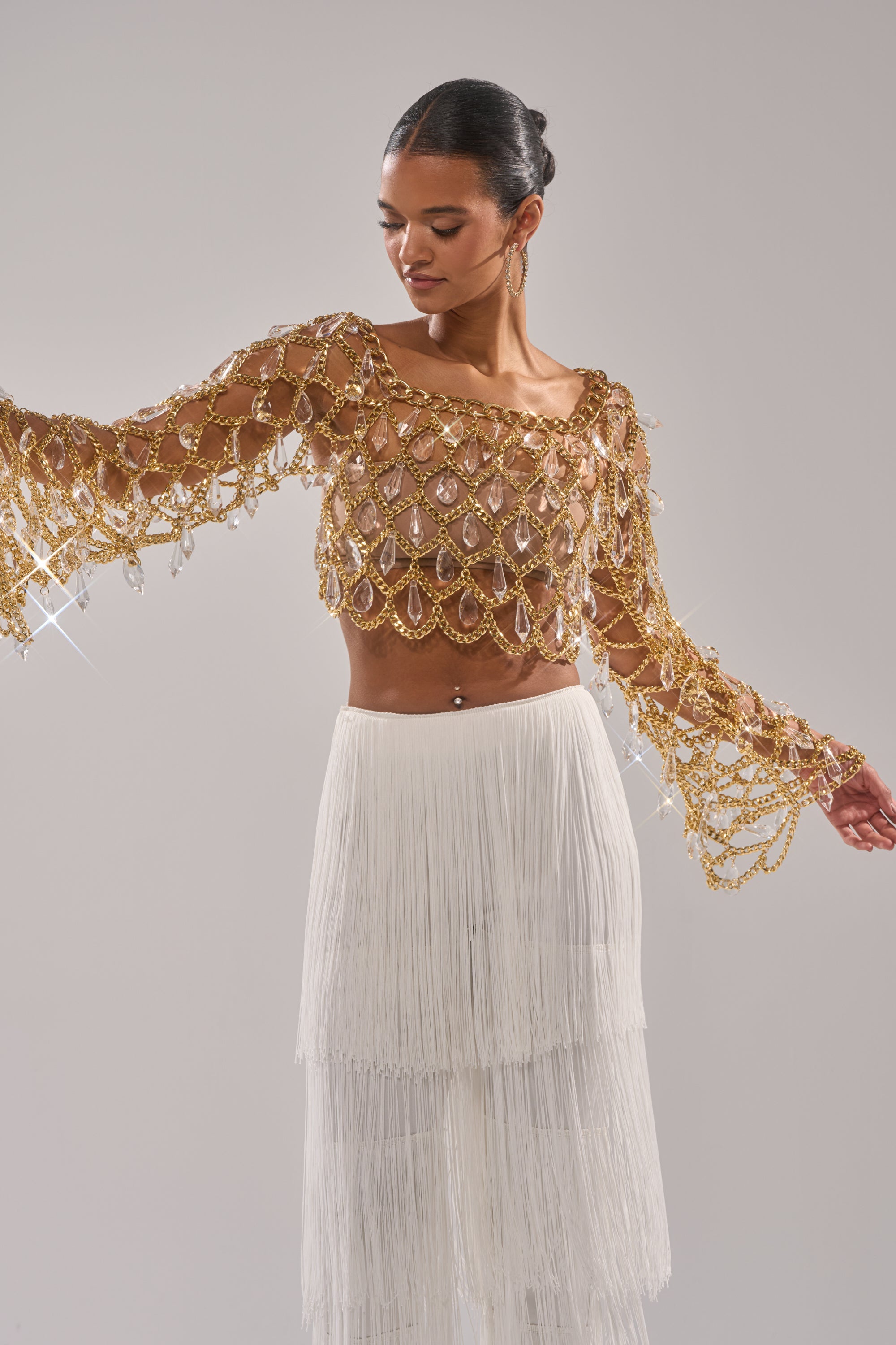 GLAM BABY CHAIN TOP
