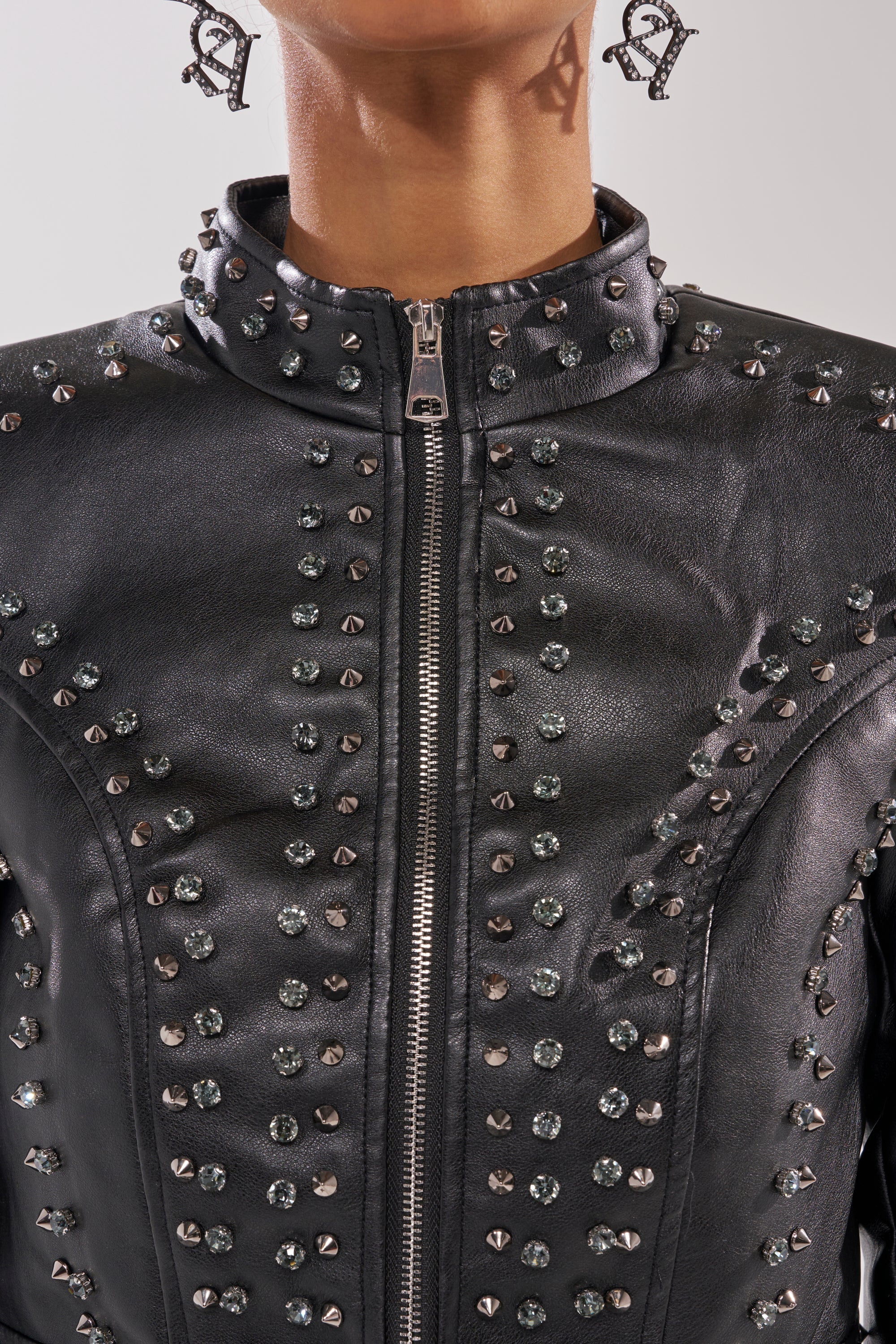 SYLVIE STUDDED MOTO