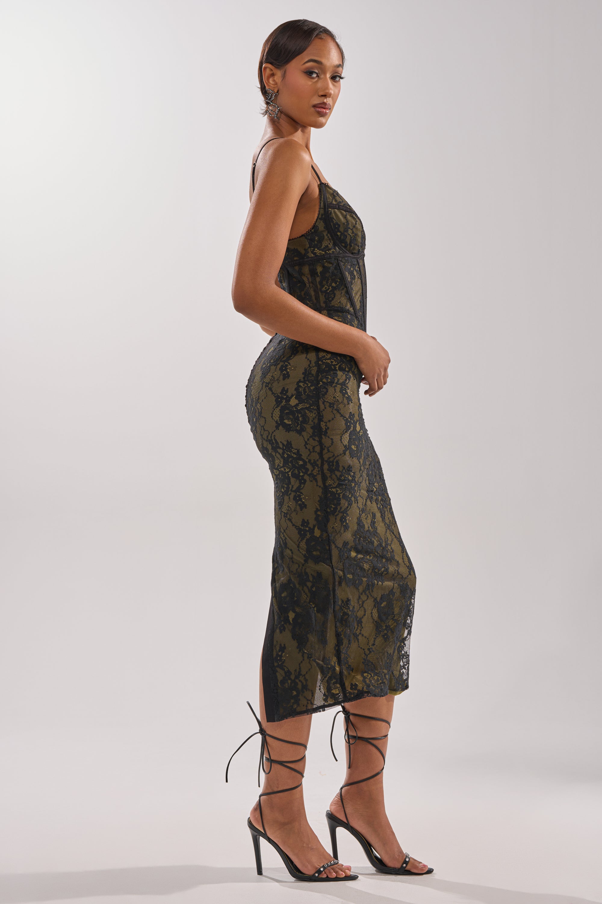 BETTER BELIEVE IT LACE MAXI DRESS