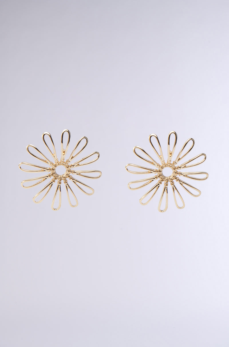 IN BLOOM GOLD EARRING