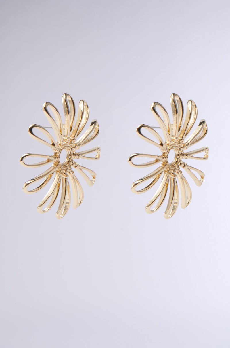 IN BLOOM GOLD EARRING