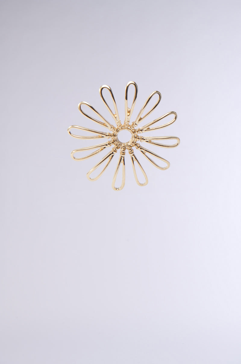 IN BLOOM GOLD EARRING