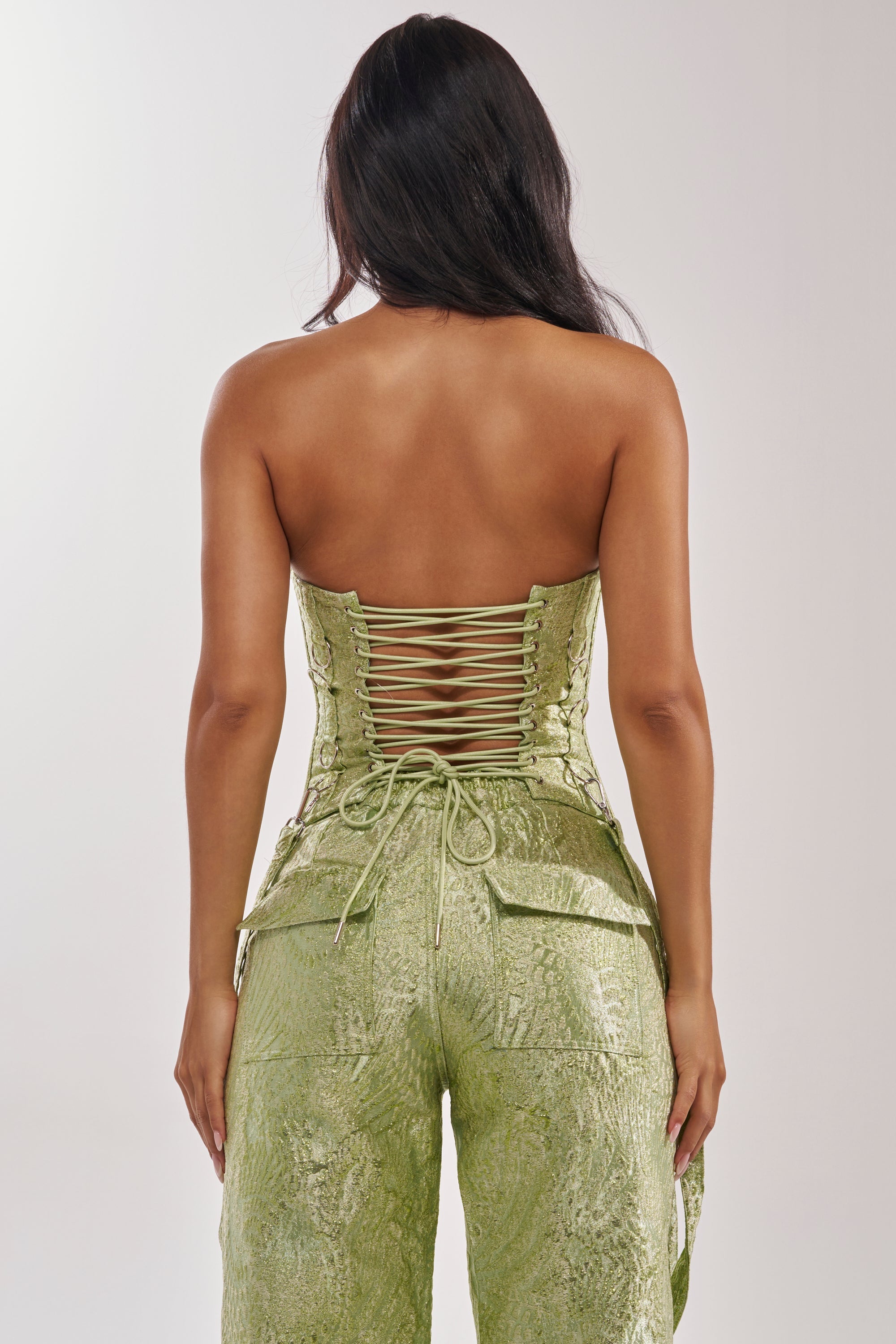 ENVY ME BROCADE CORSET TOP