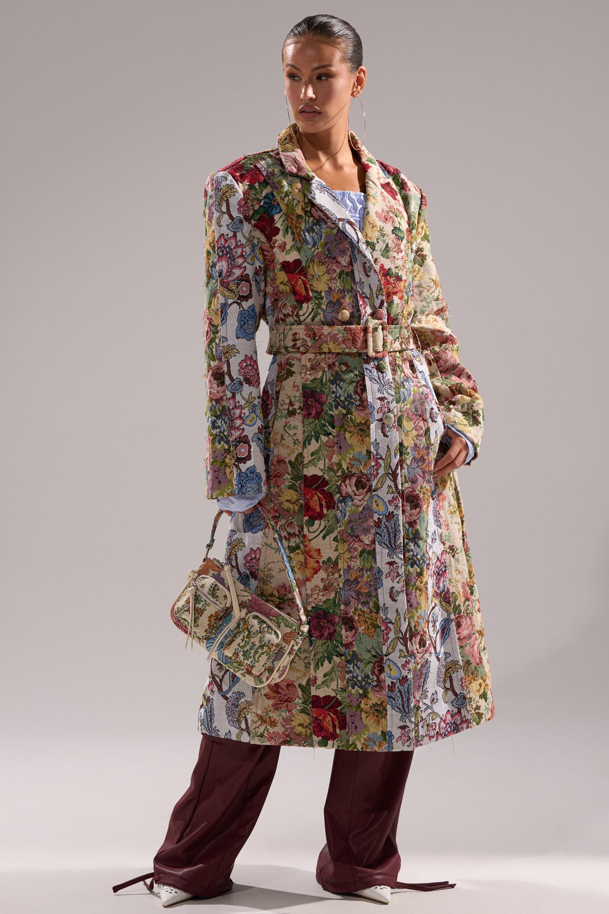 SUNDAY PATCHWORK TRENCH
