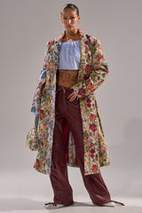 SUNDAY PATCHWORK TRENCH