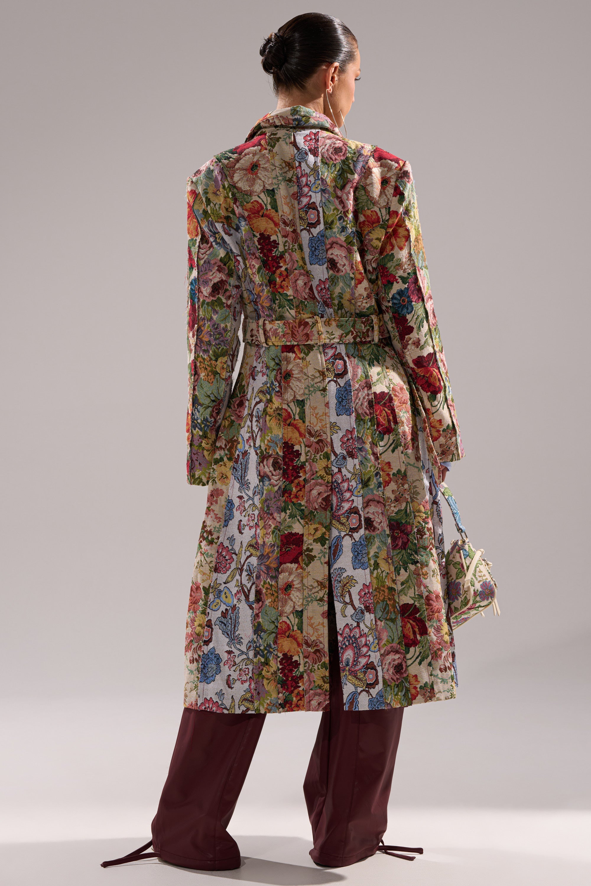 SUNDAY PATCHWORK TRENCH