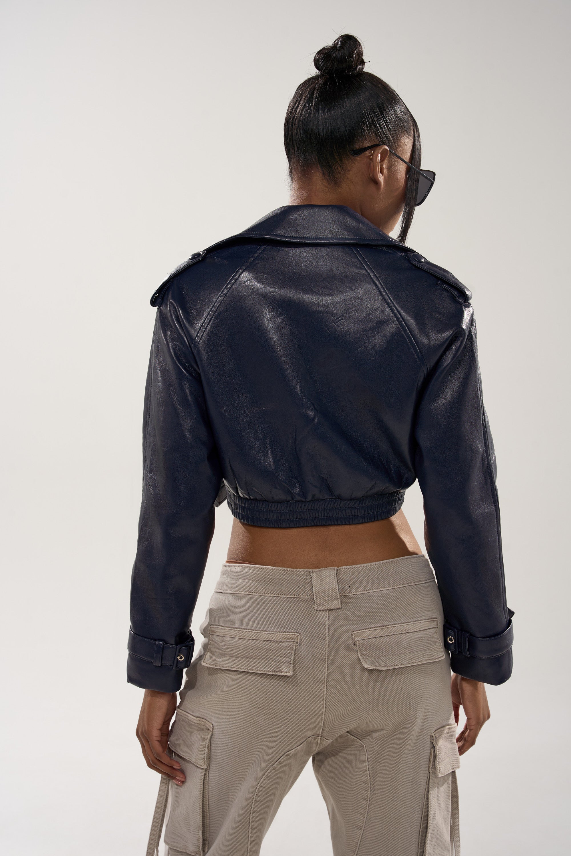 BUTTER LUXE MOTO IN NAVY