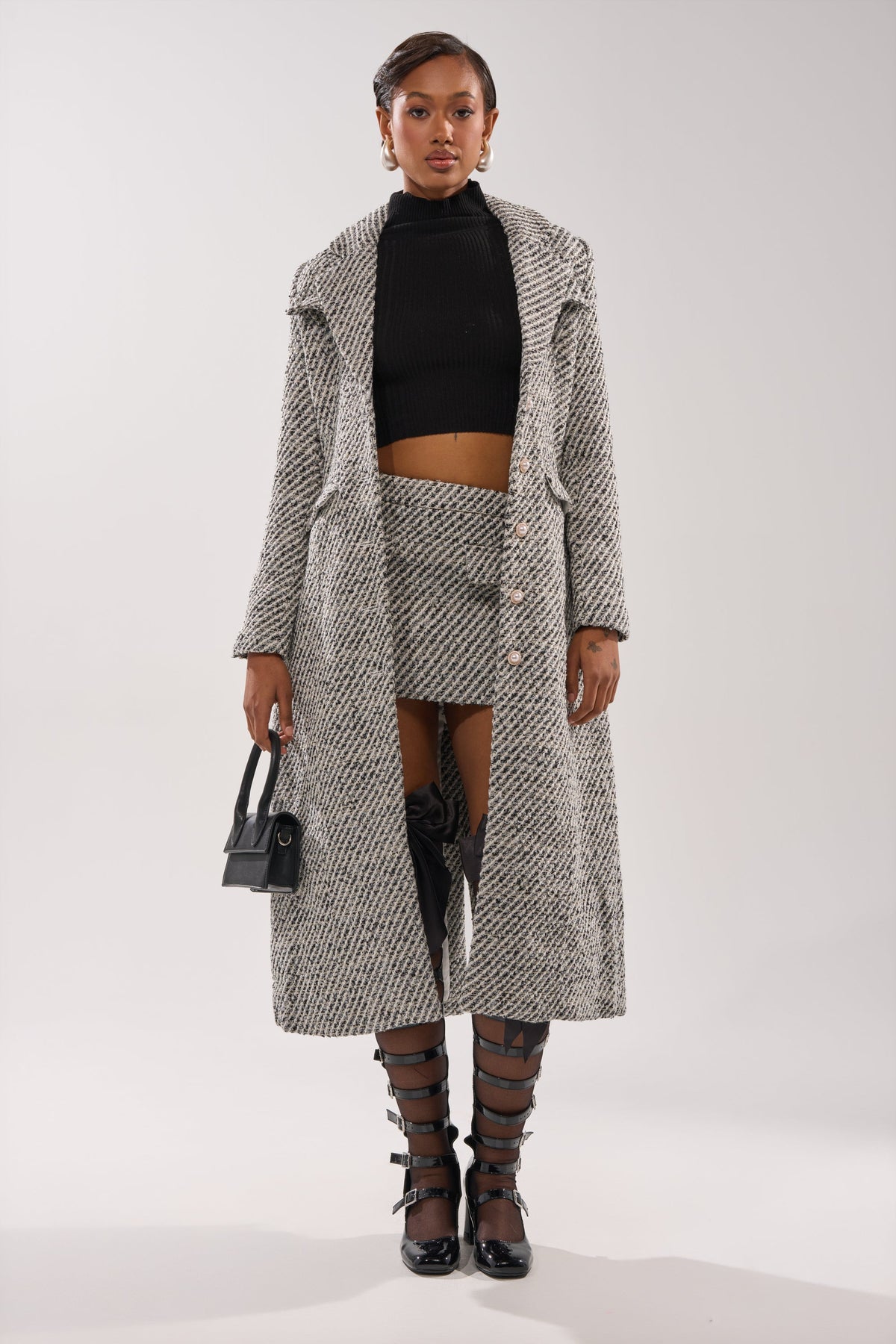 SEVILLE TWEED TRENCH