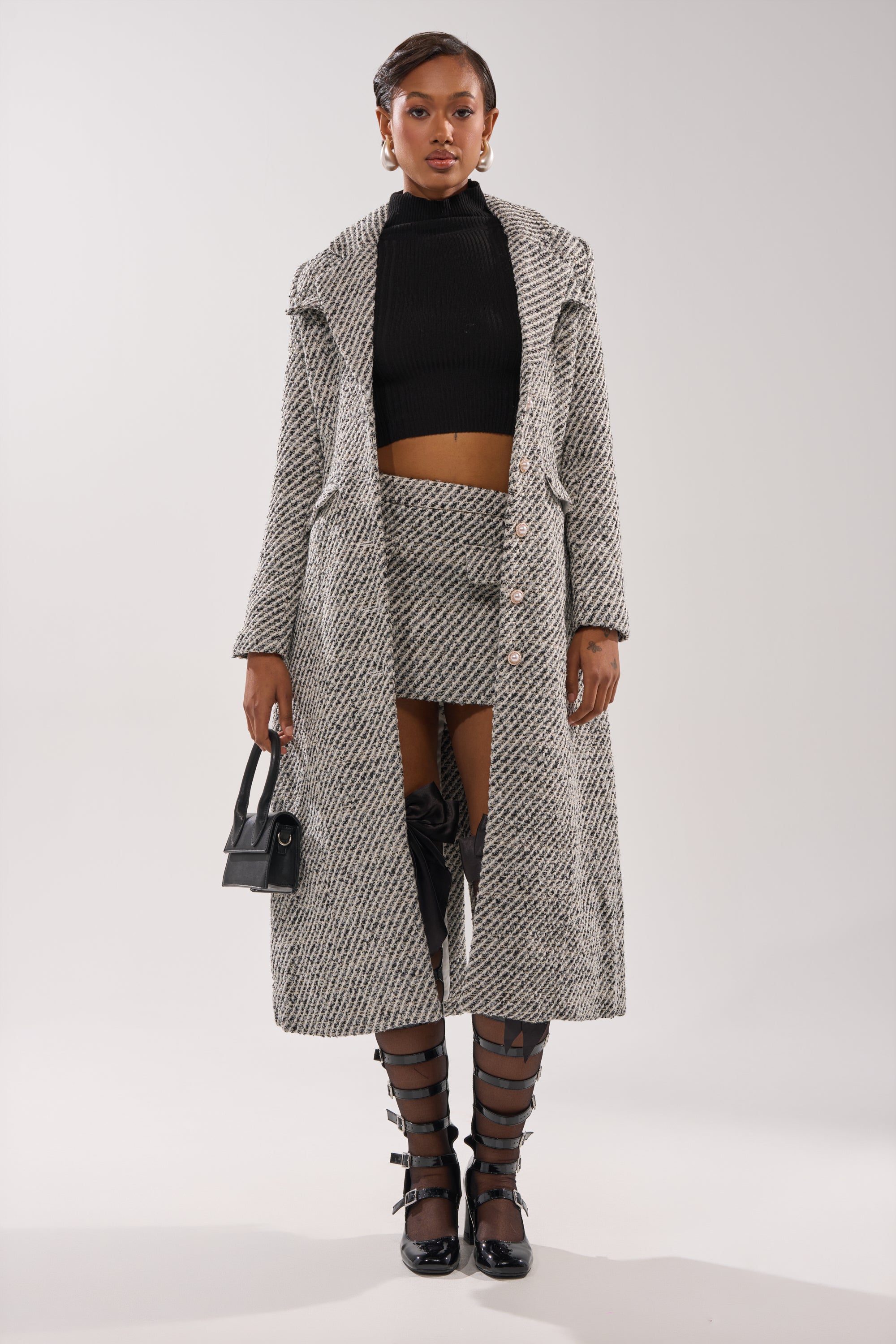 SEVILLA TWEED MINI SKIRT