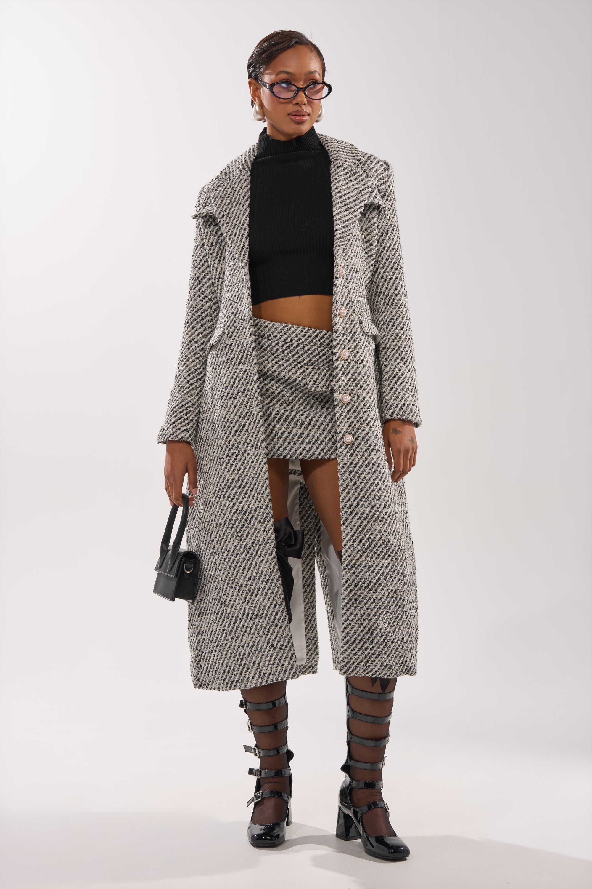 SEVILLA TWEED MINI SKIRT
