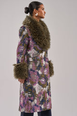 GEORGINA BROCADE TRENCH