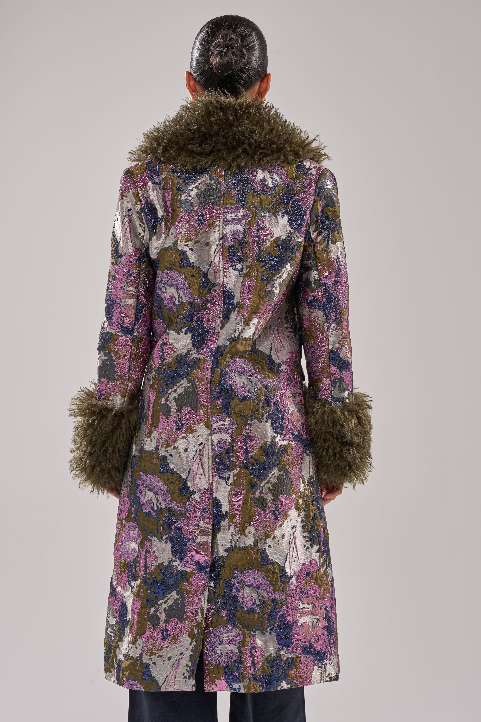 GEORGINA BROCADE TRENCH