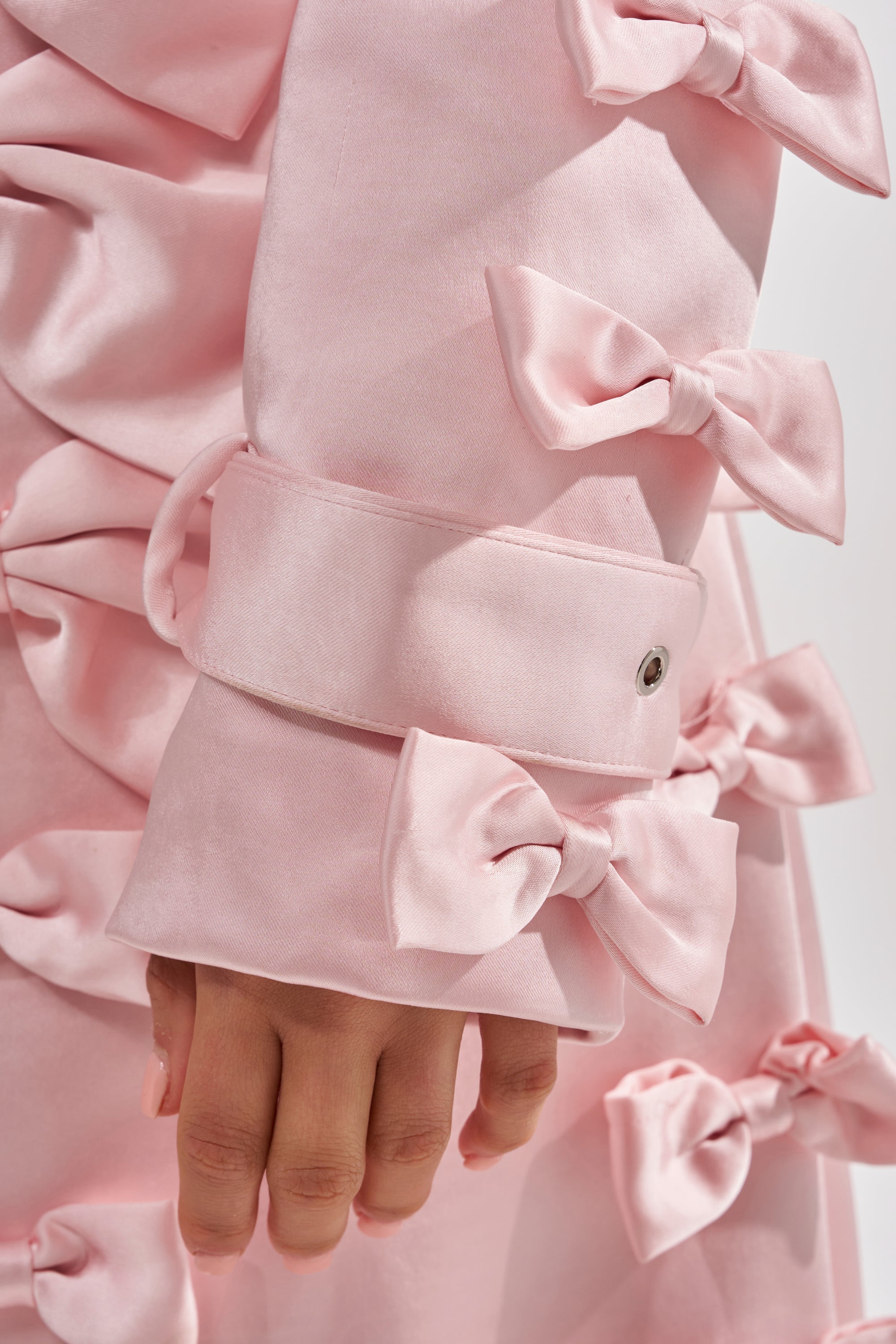 WRAP ME WITH A SATIN BOW TRENCH