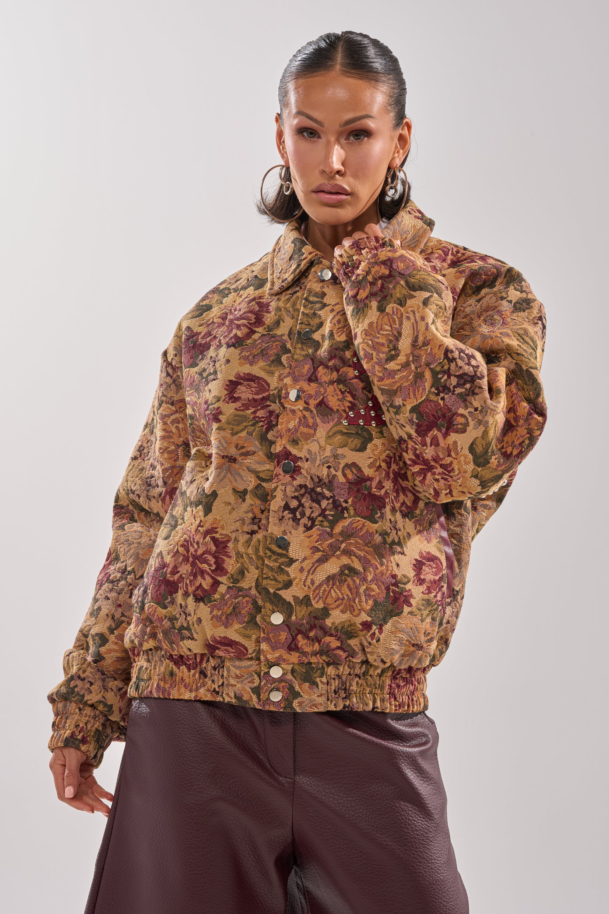 SLIDE ON ME TAPESTRY BOMBER