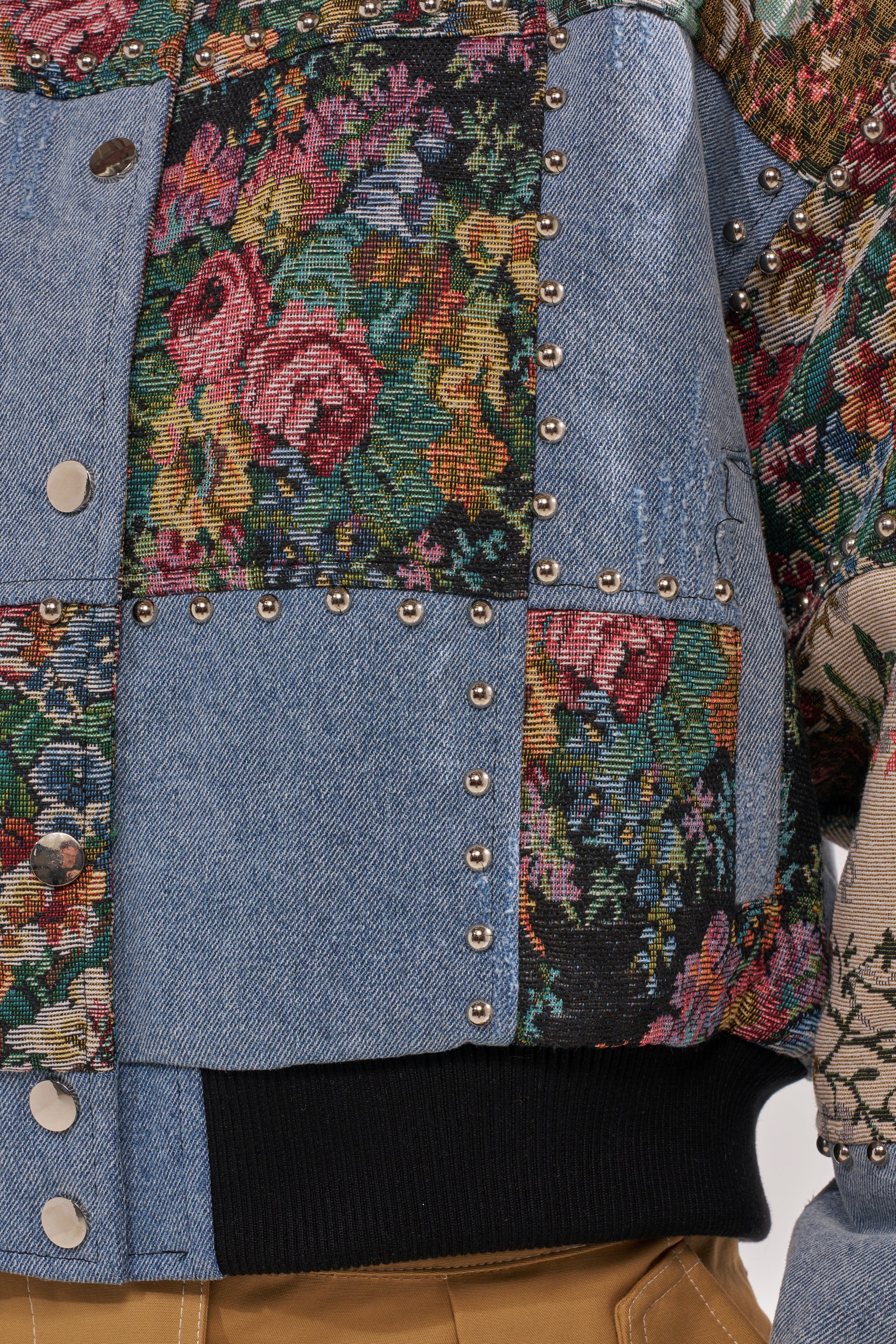 SWEET TALKER PATCHWORK BOMBER