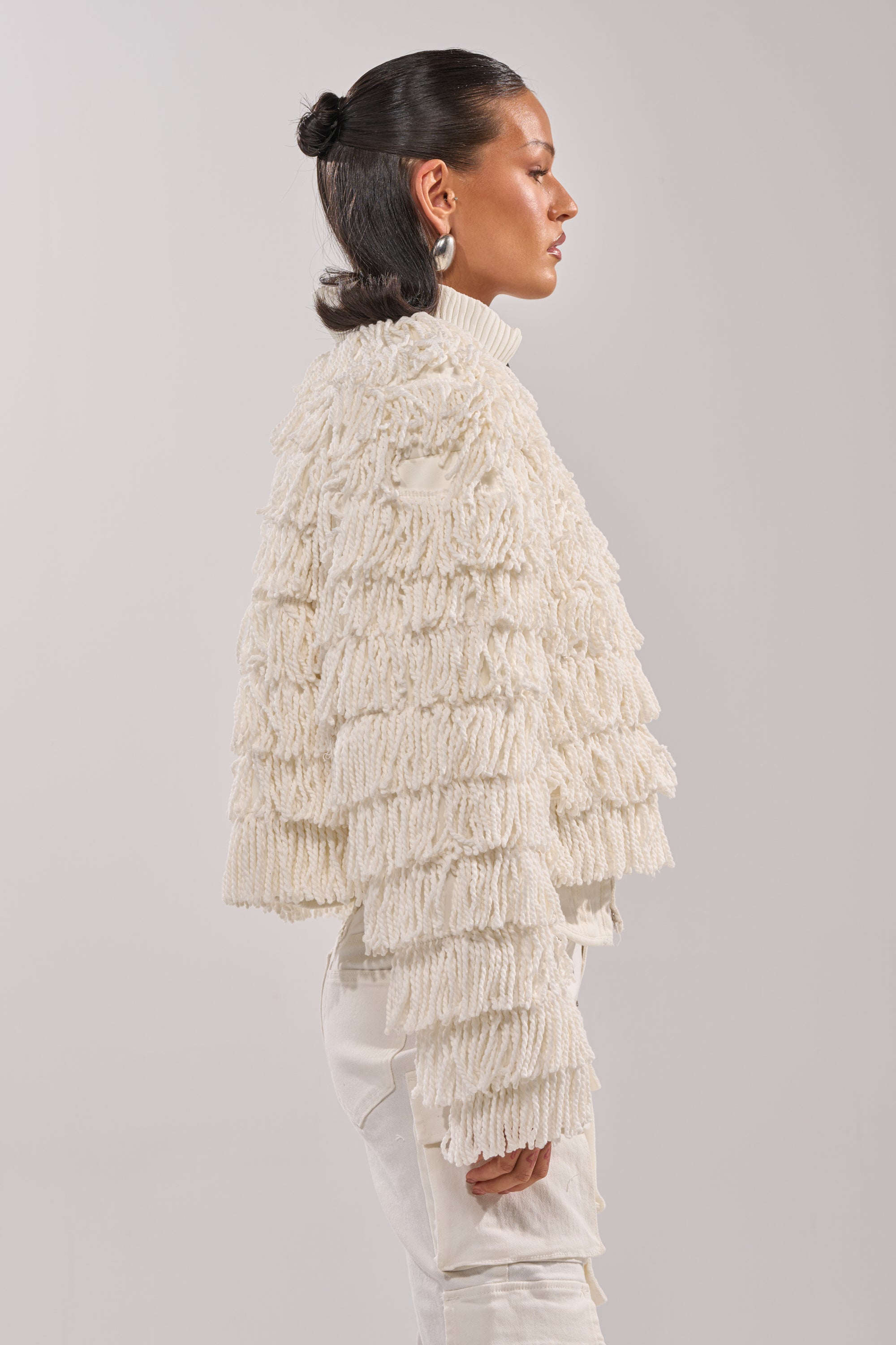 FREYA FRINGE BOMBER