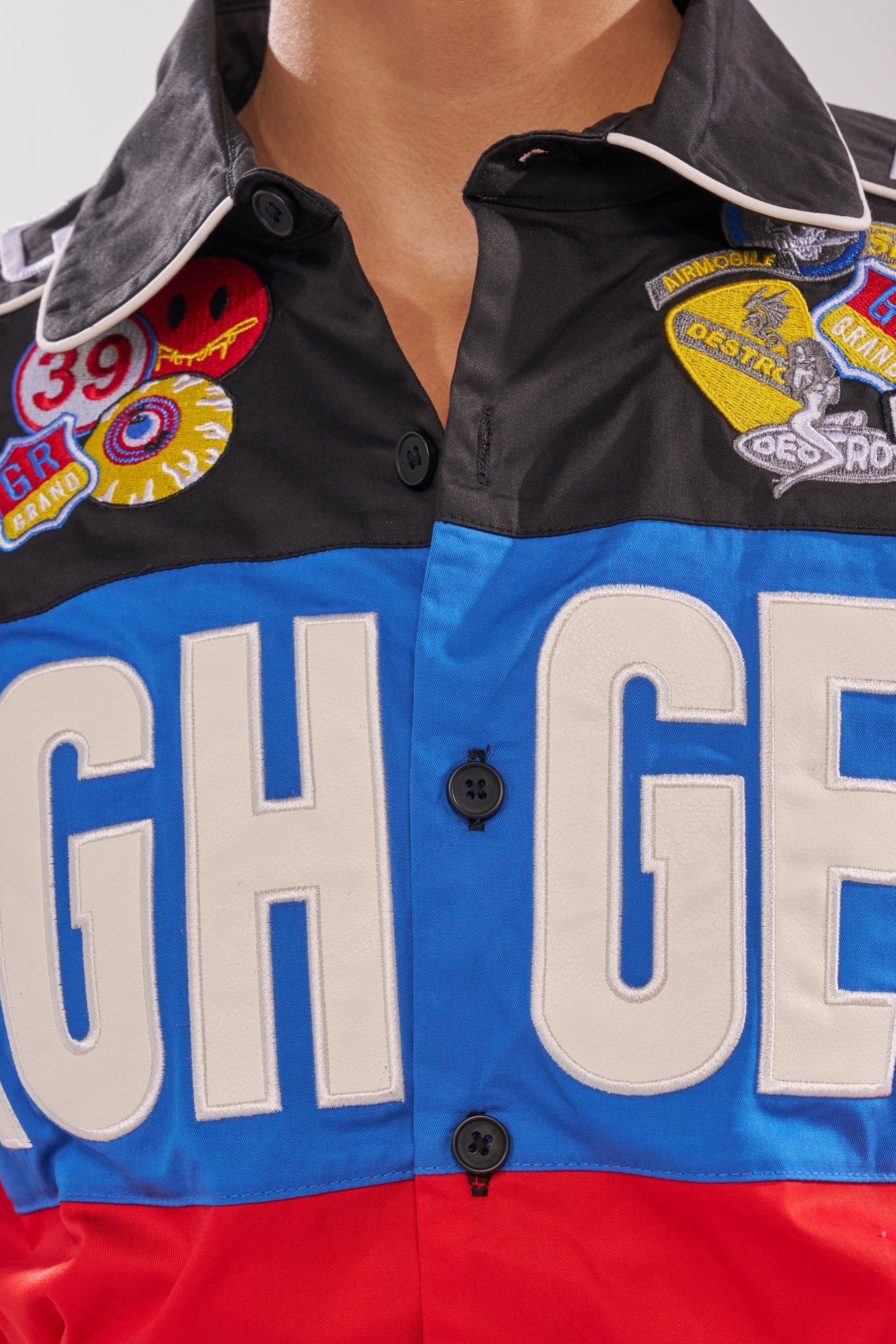 HIGH GEAR CROPPED BUTTON DOWN