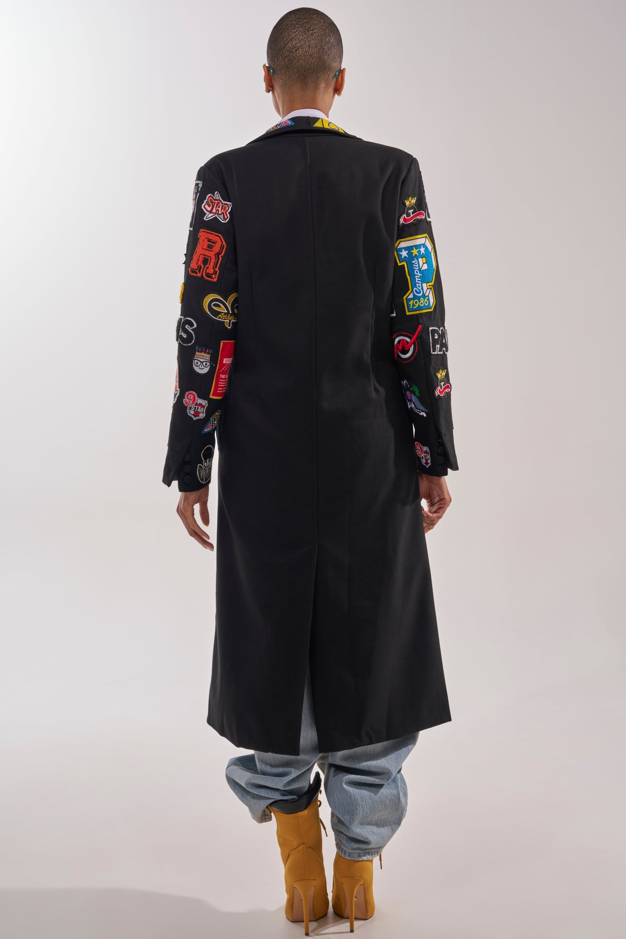 EVERYWHERE I AM PATCHWORK TRENCH