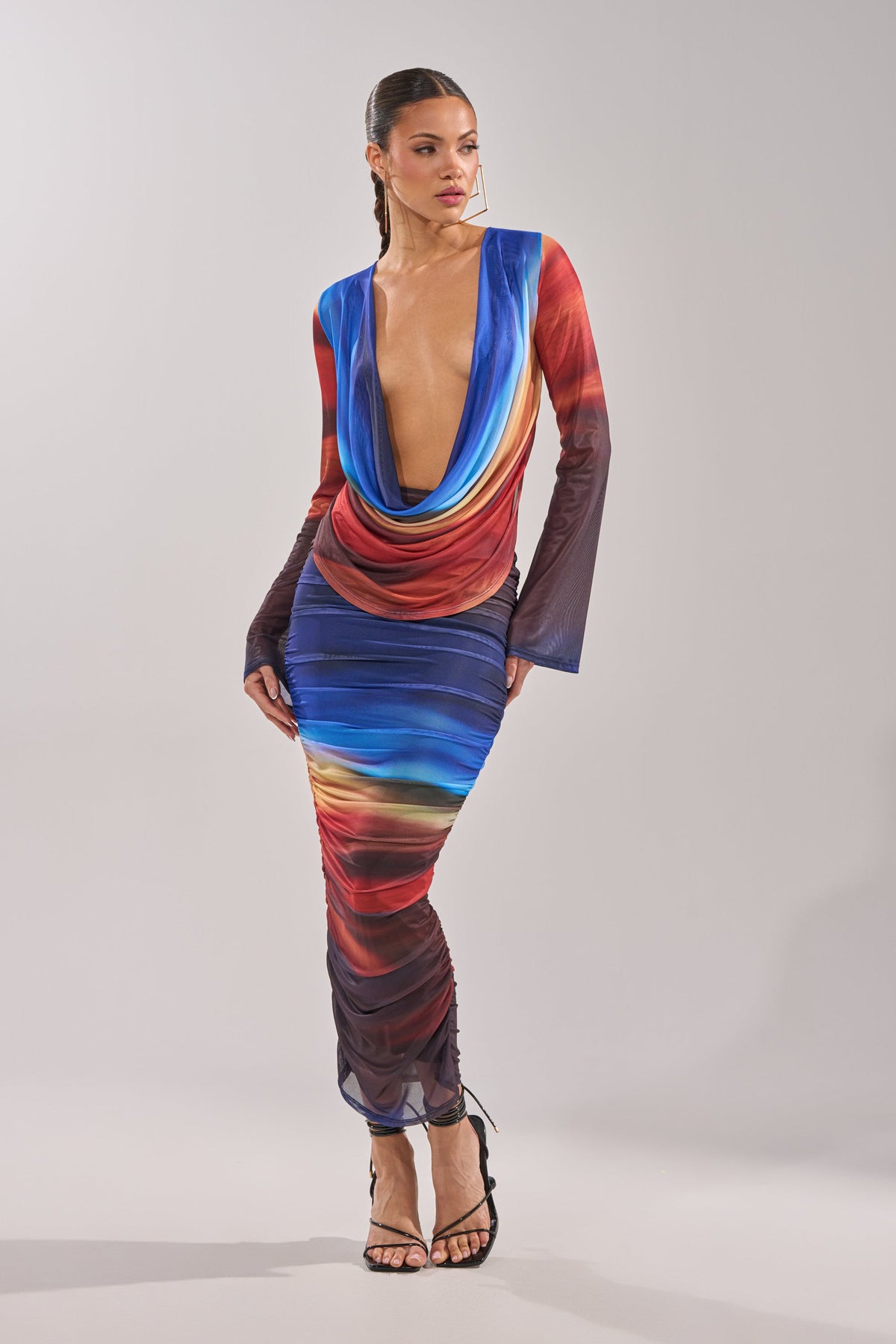 BOOM BOOM MESH MAXI SKIRT